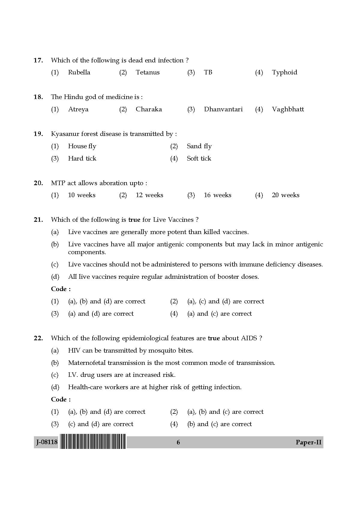 Social Medicine And Community Health Paper II July 2018 in English 4