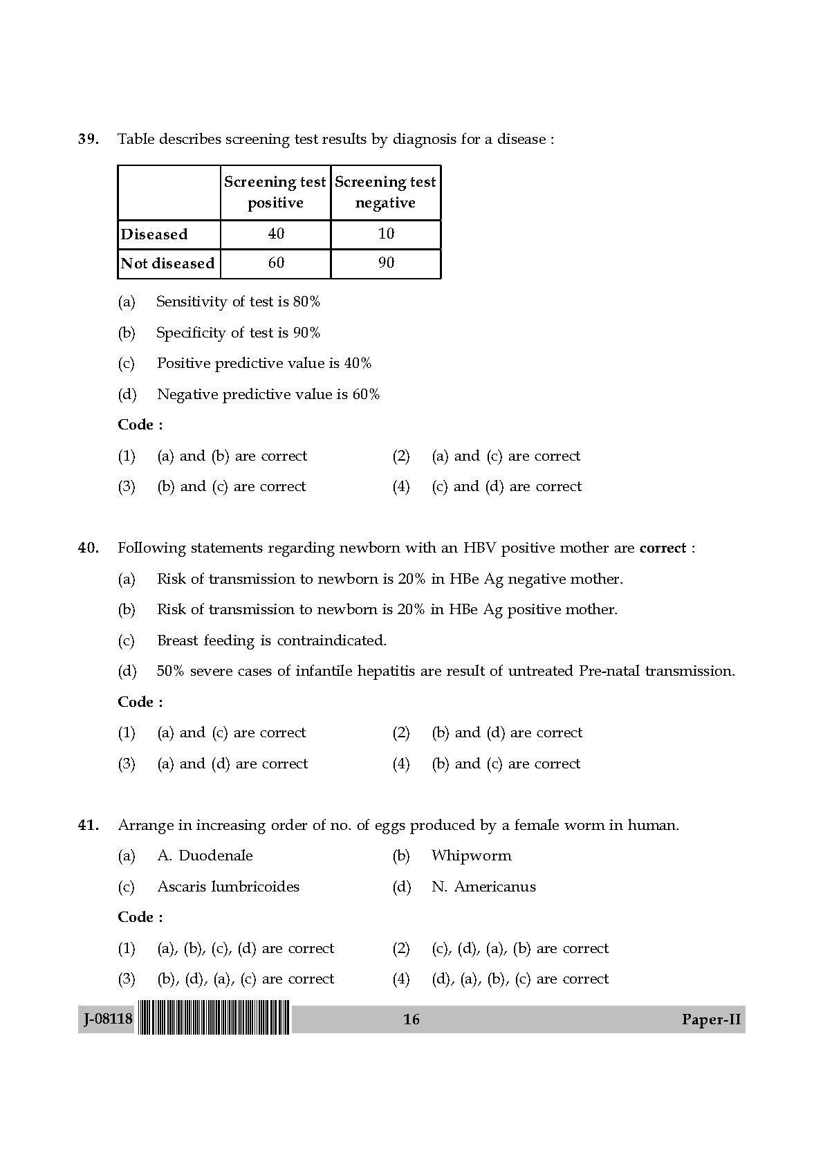 Social Medicine And Community Health Paper II July 2018 in English 9