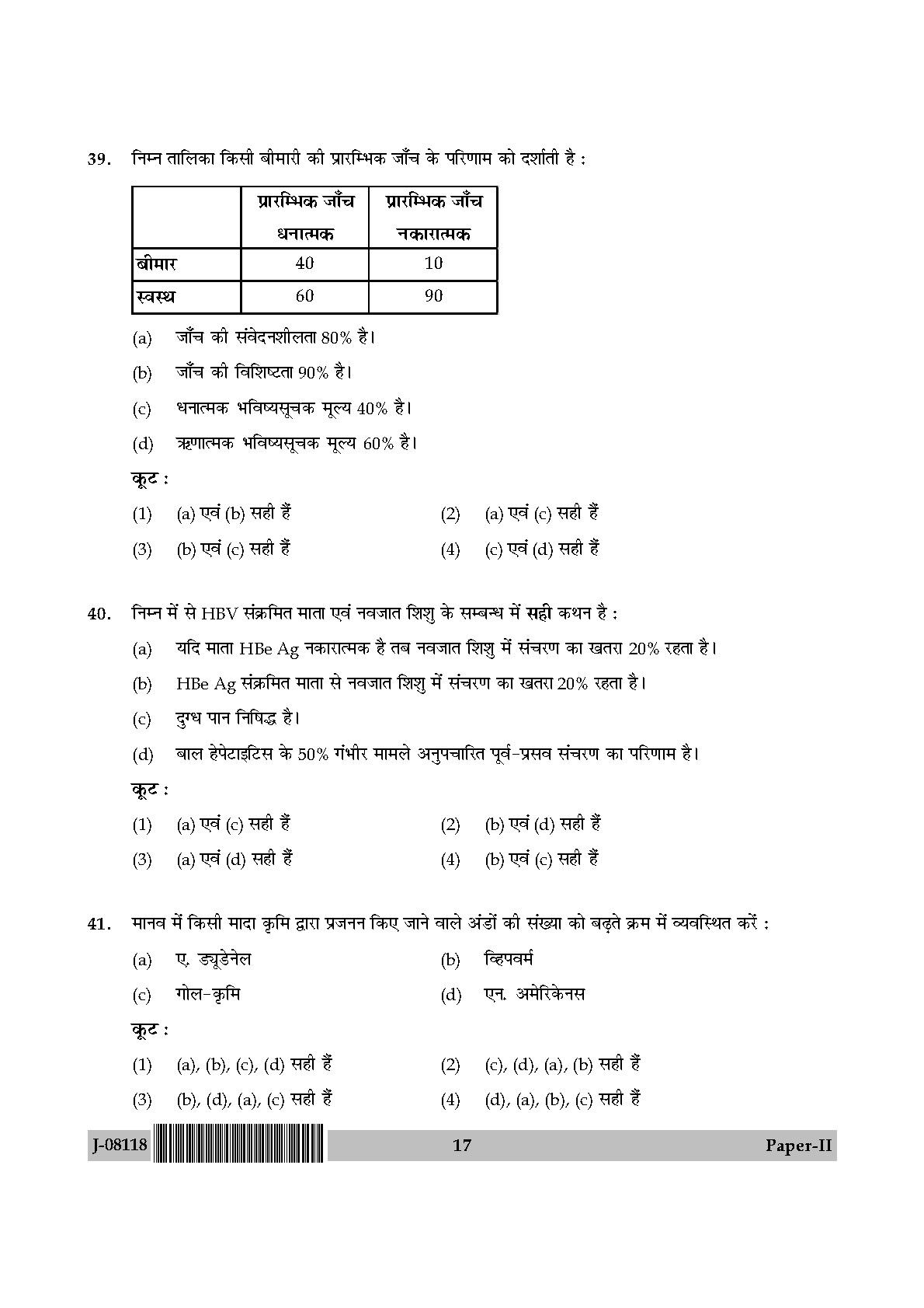 Social Medicine And Community Health Paper II July 2018 in Hindi 8