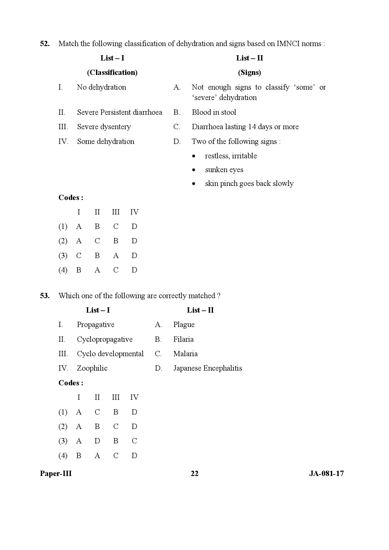 Social Medicine And Community Health Paper III January 2017 in English 12