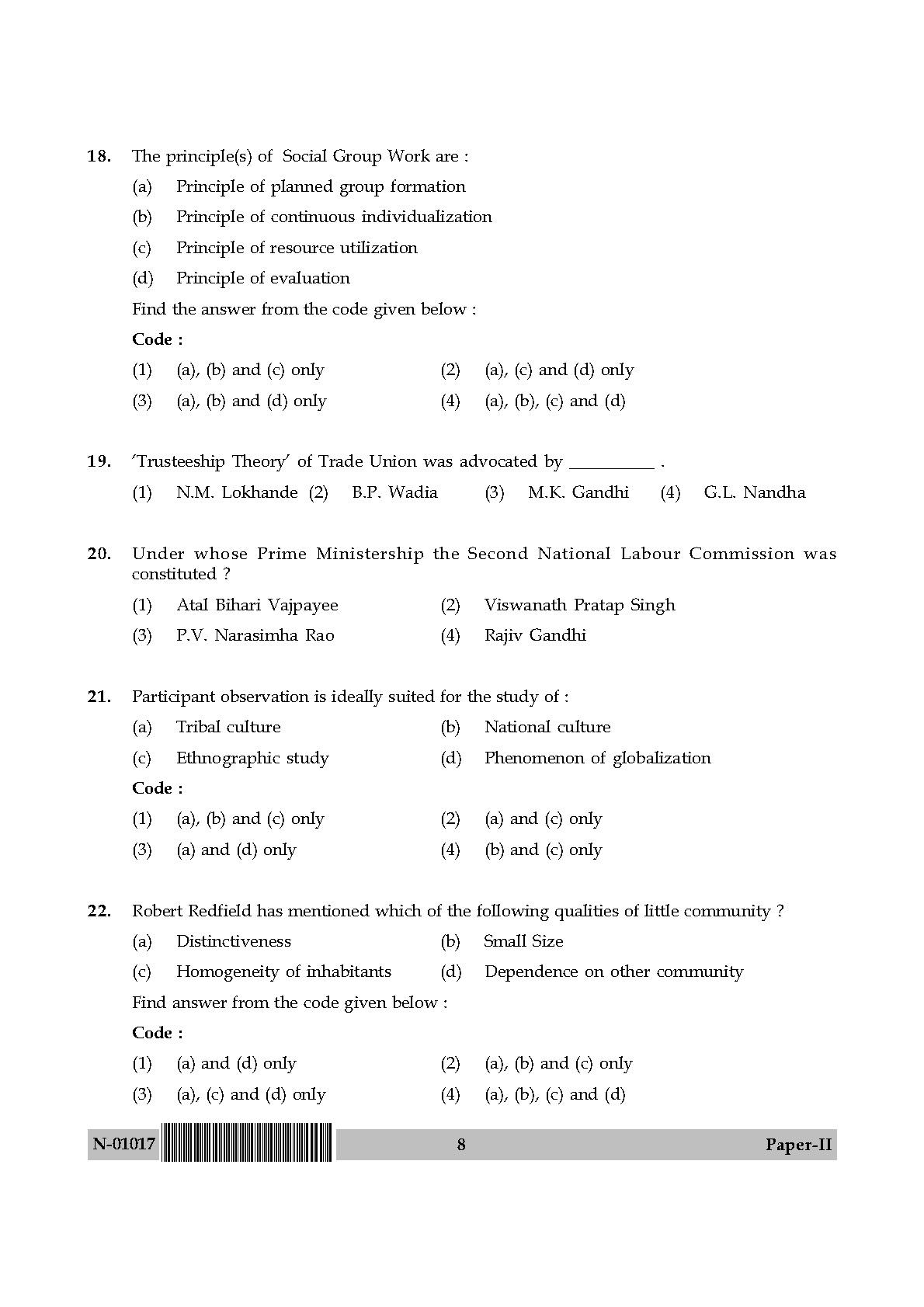 Social Work Paper II November 2017 in English 5