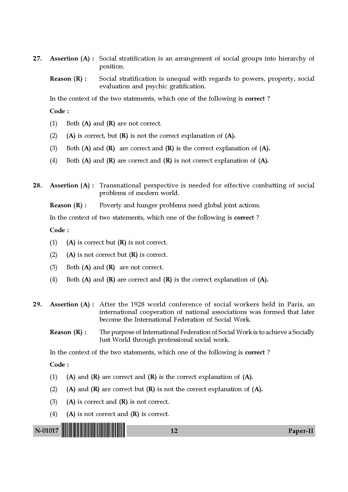 Social Work Paper II November 2017 in English 7