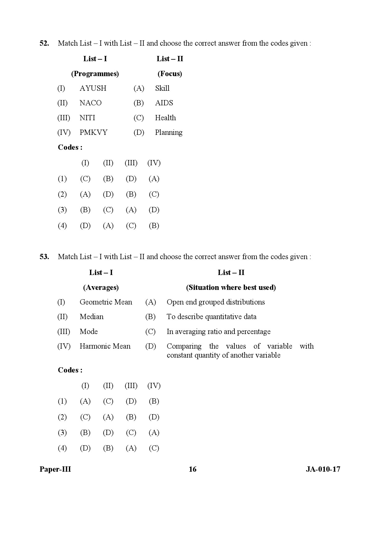 Social Work Paper III January 2017 in English 9