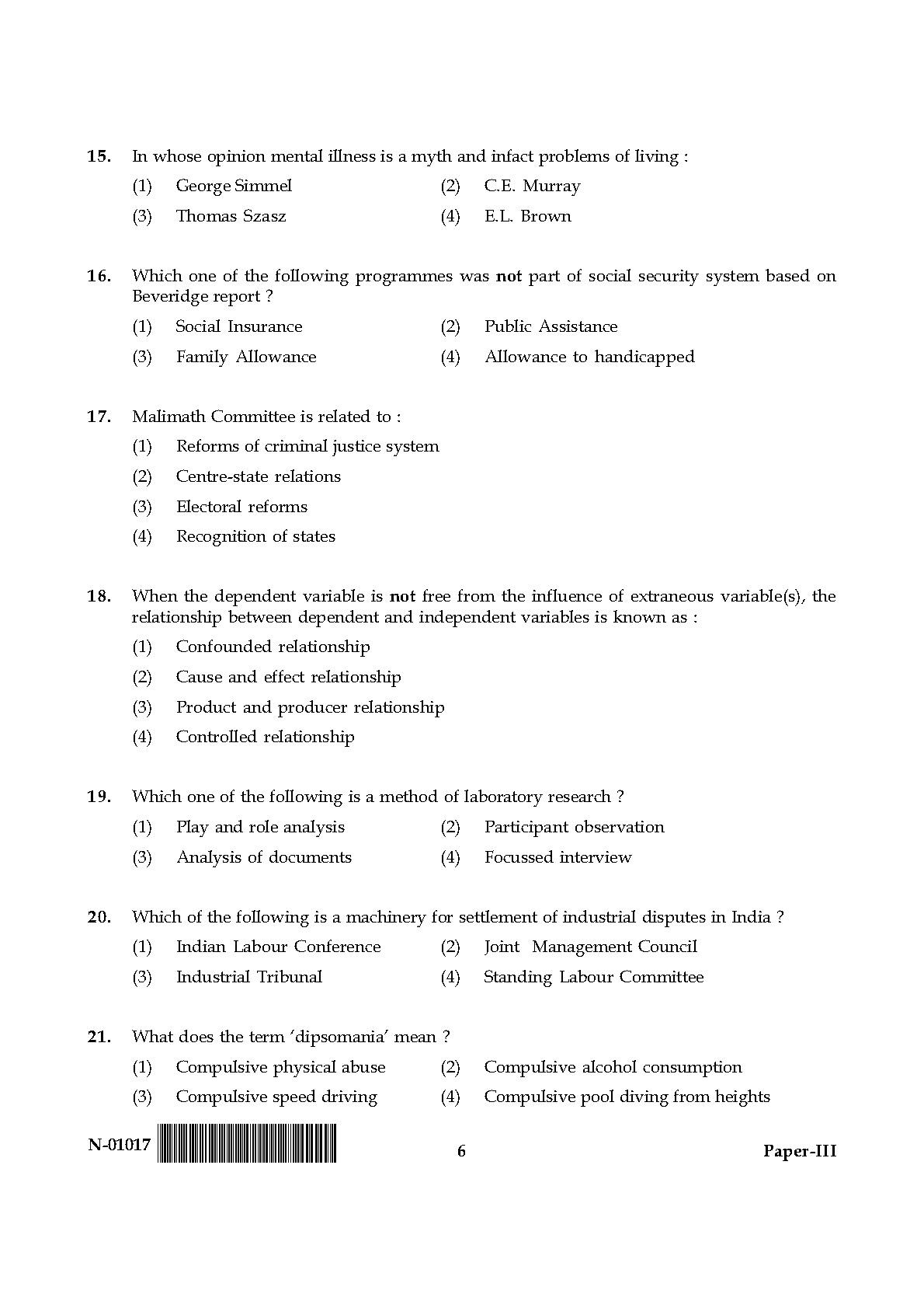 Social Work Paper III November 2017 in English 4