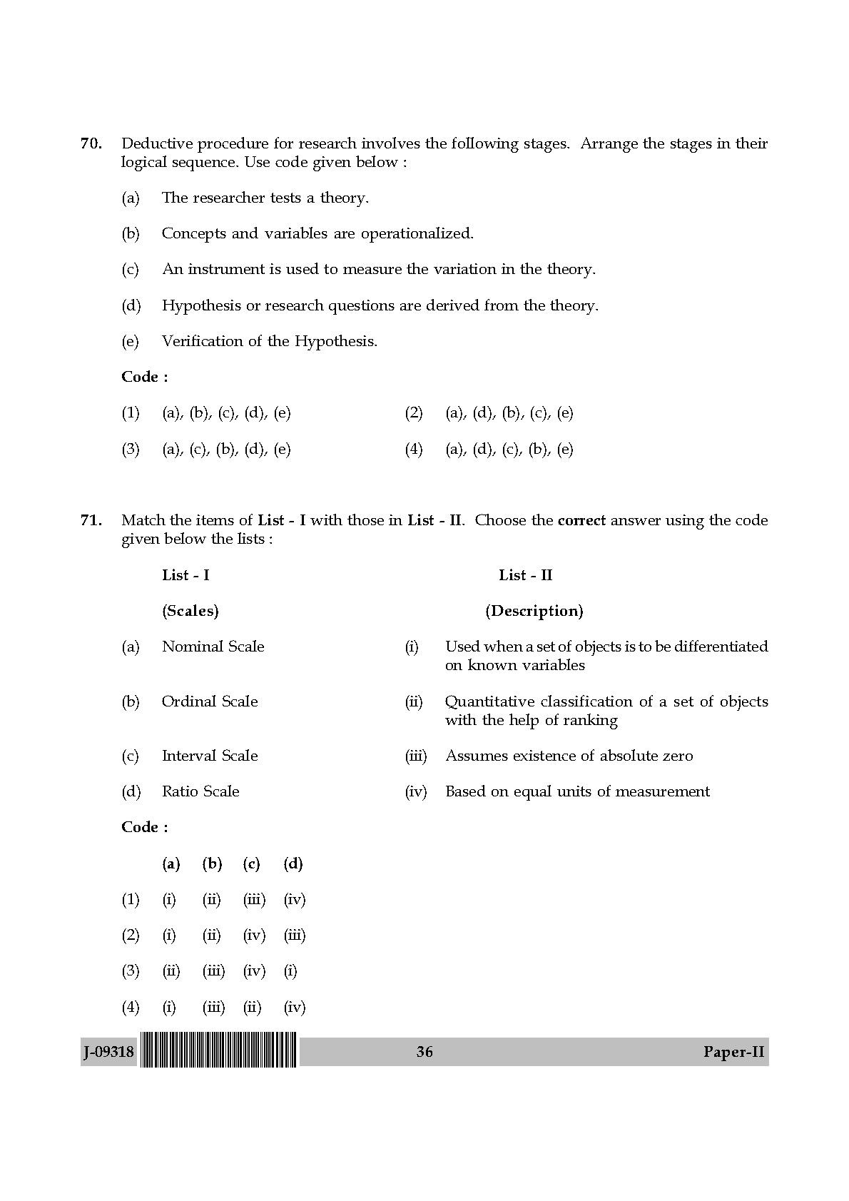 Tourism Administration And Management Paper II July 2018 in English 19