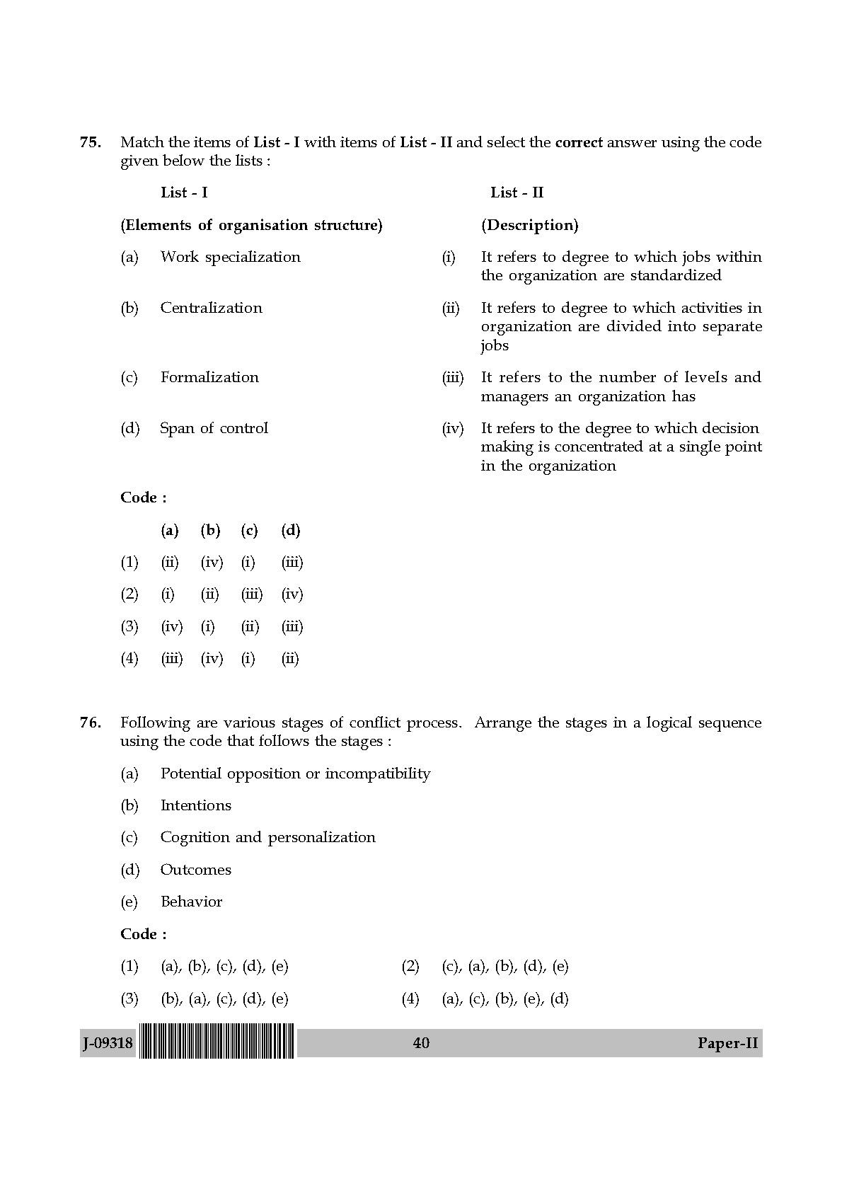 Tourism Administration And Management Paper II July 2018 in English 21