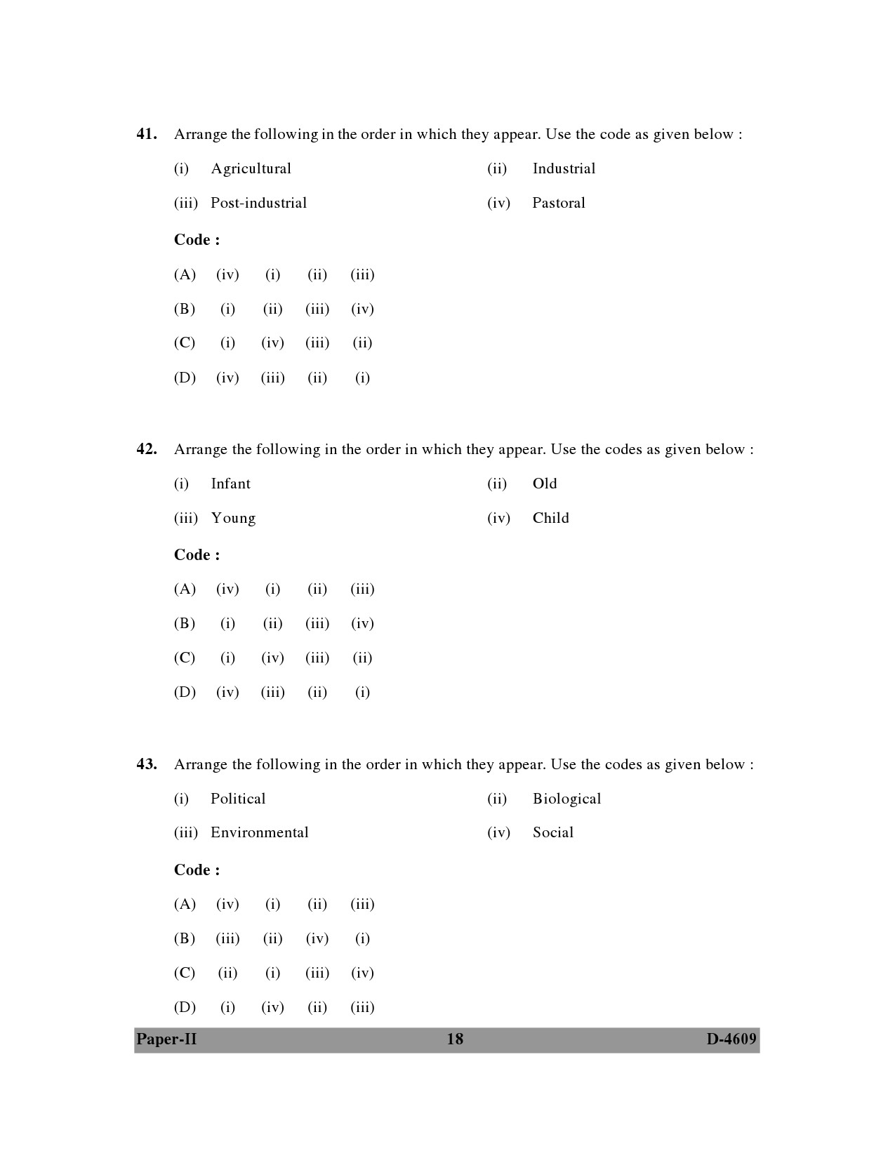 UGC NET Adult Education Question Paper II 2009 18