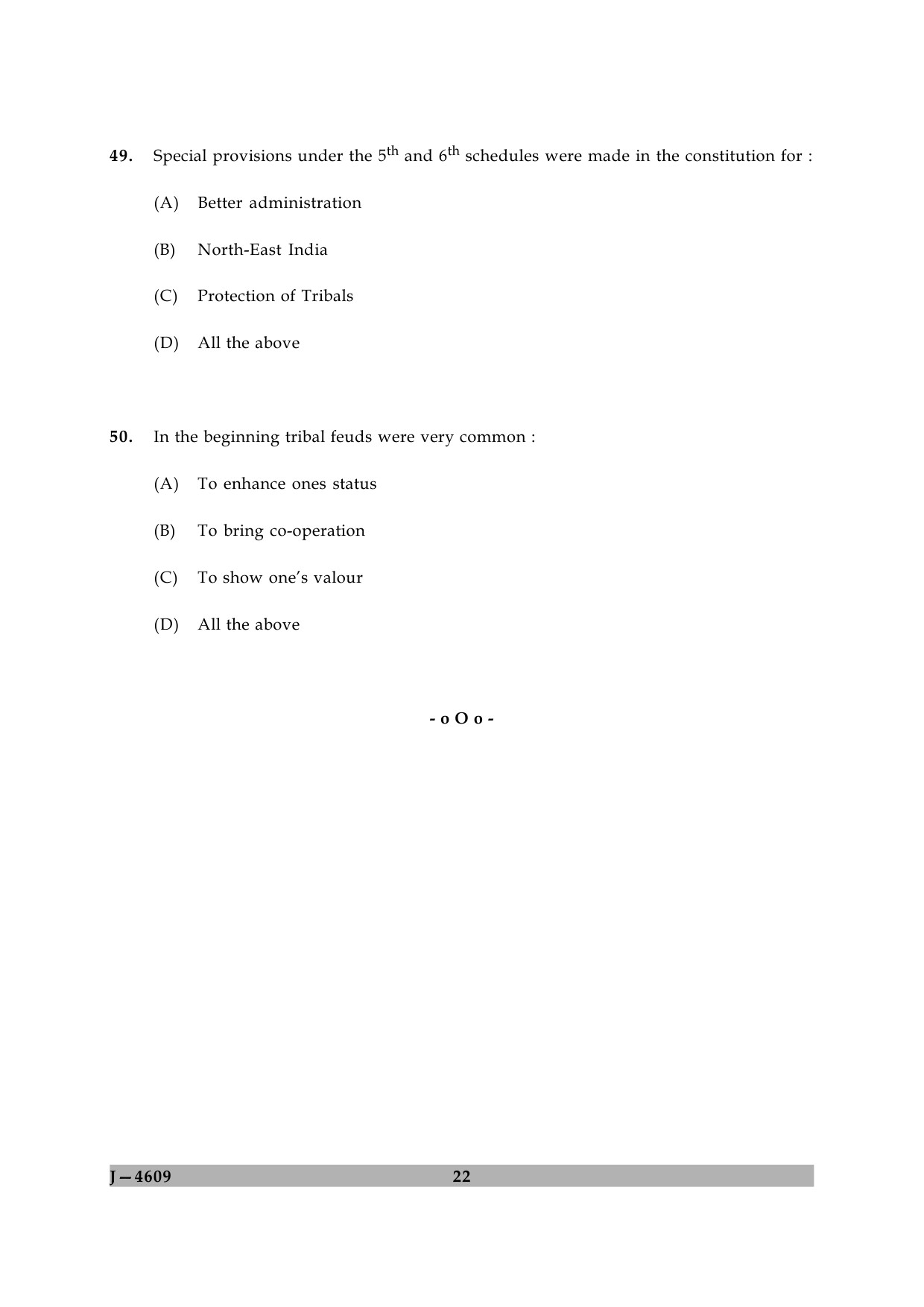 UGC NET Adult Education Question Paper II June 2009 22