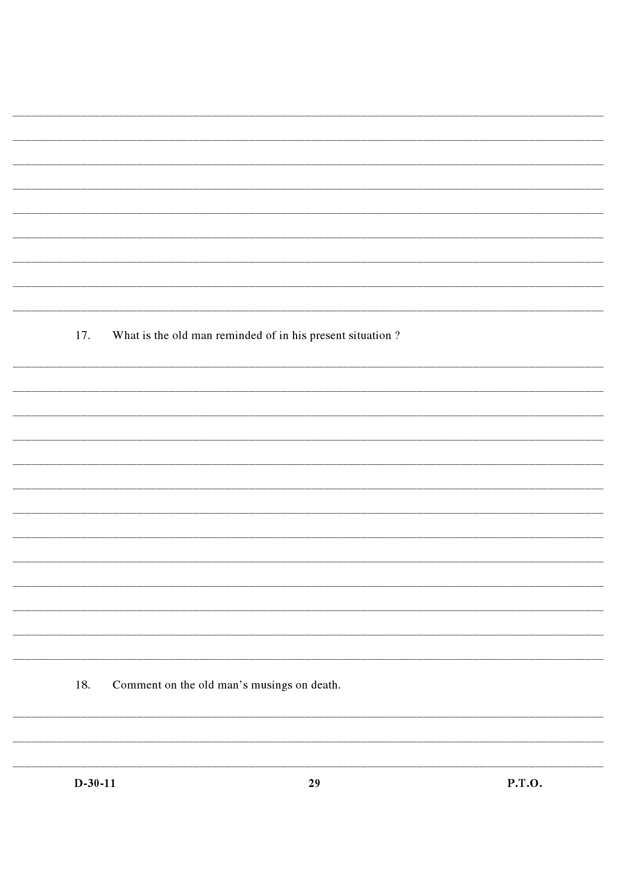 UGC NET English Question Paper III December 2011 16