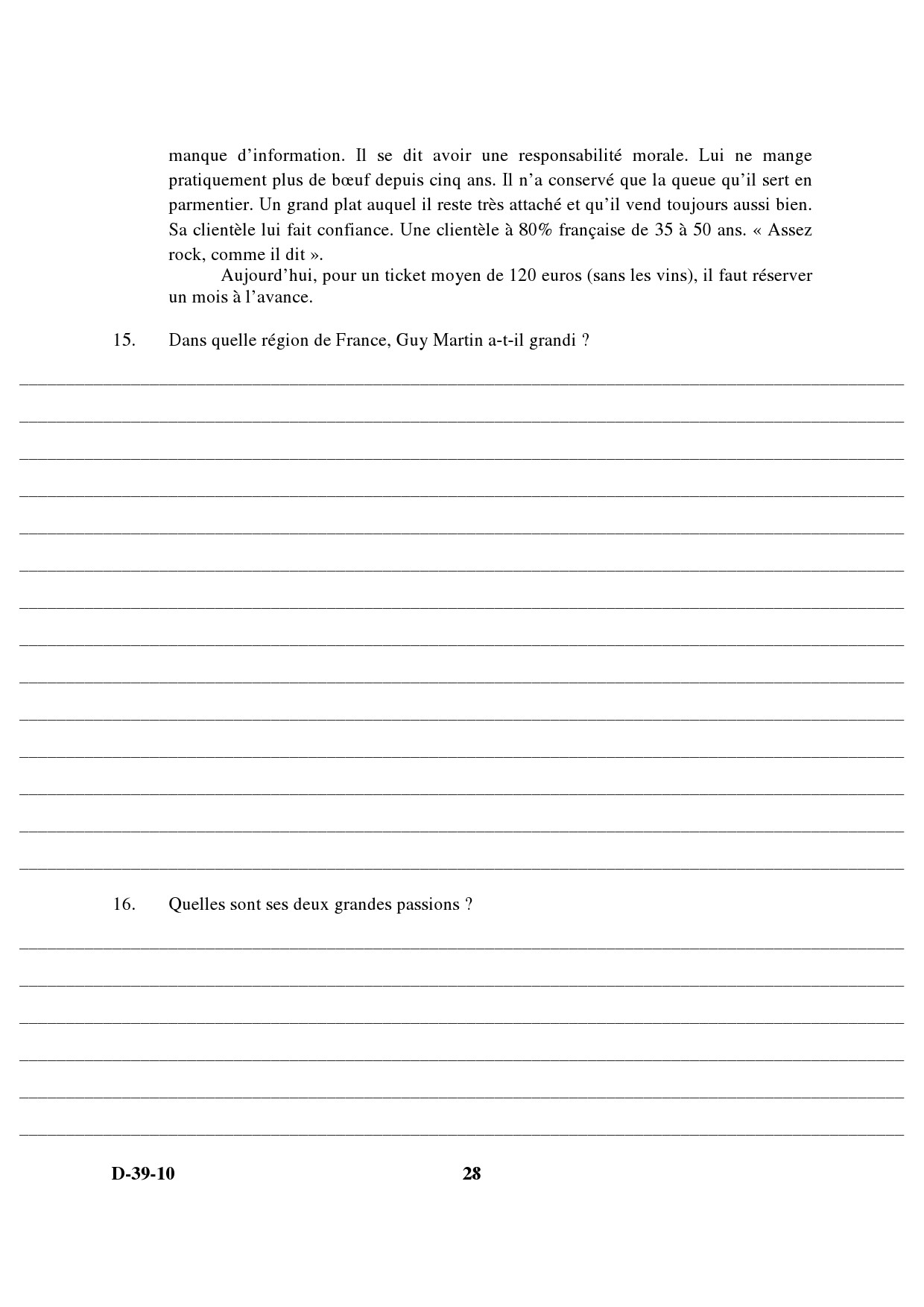 UGC NET French Question Paper III December 2010 15