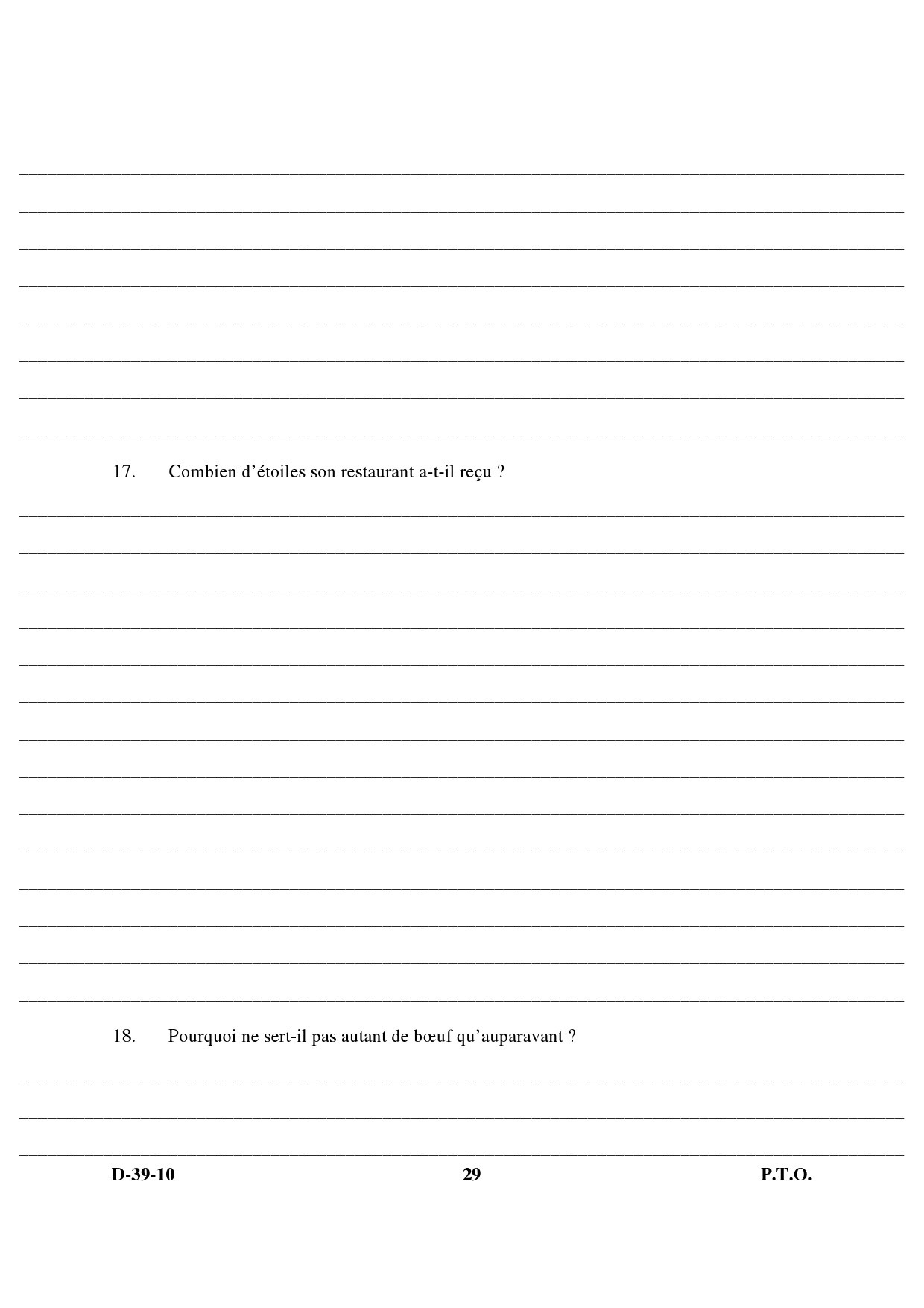 UGC NET French Question Paper III December 2010 16