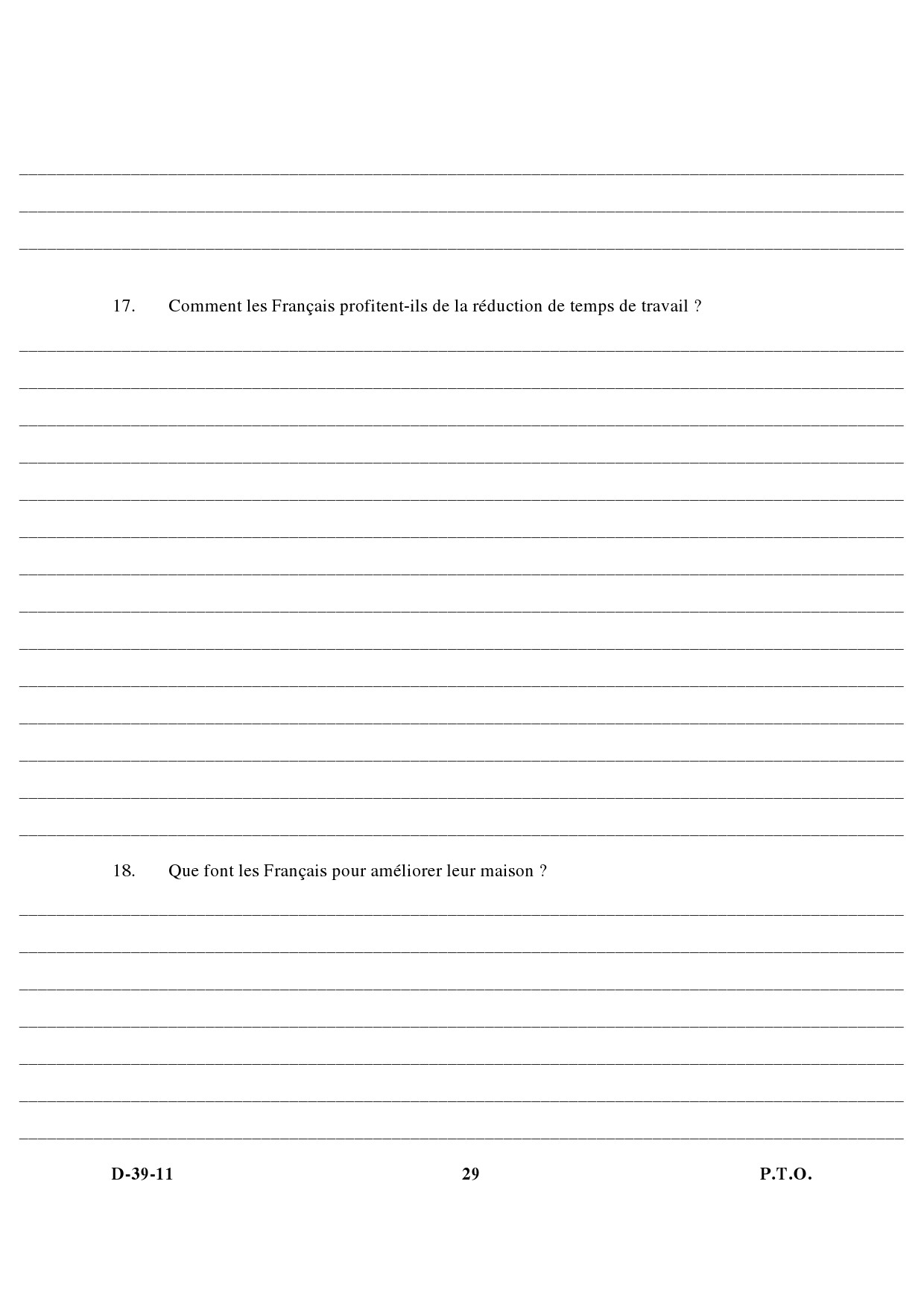 UGC NET French Question Paper III December 2011 16