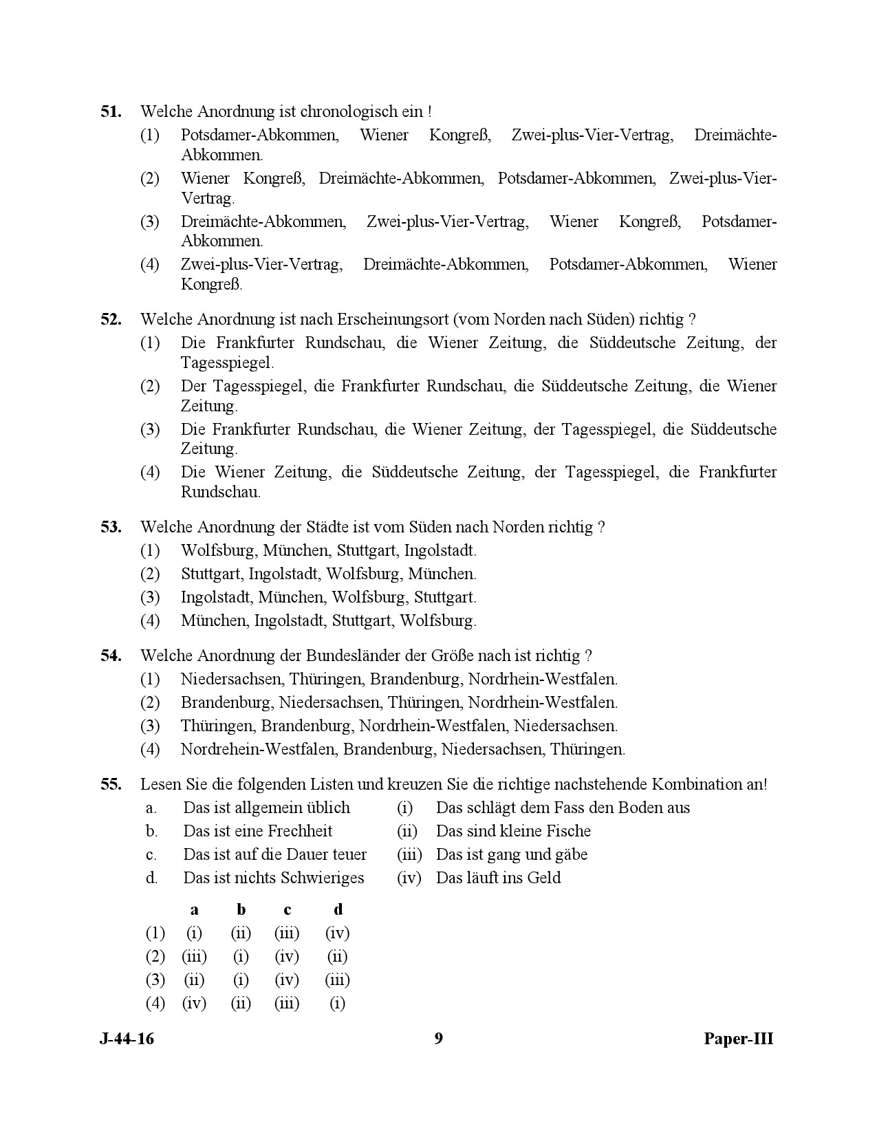 UGC NET German Question Paper III July 2016 9