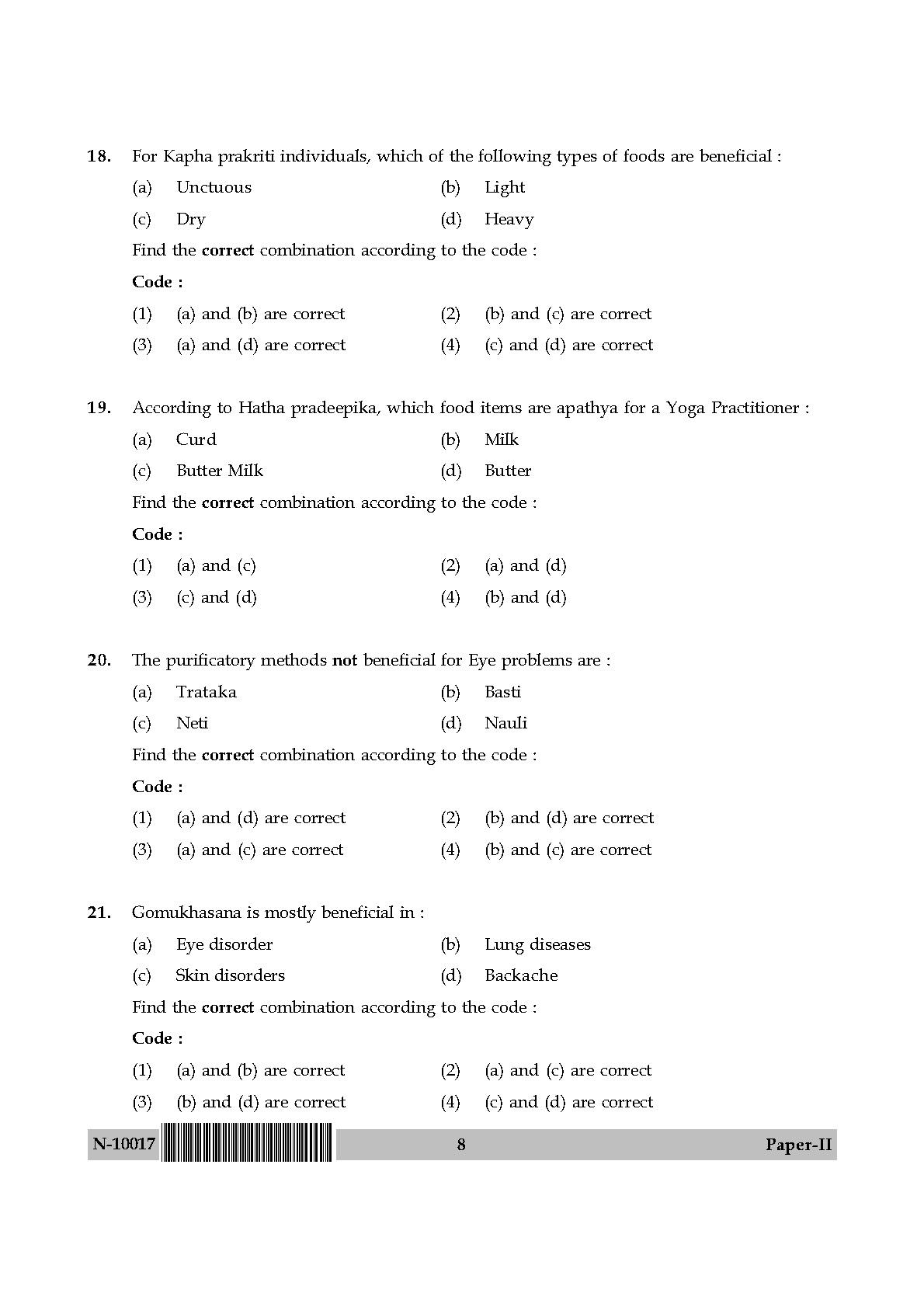 Yoga Paper II November 2017 in English 5