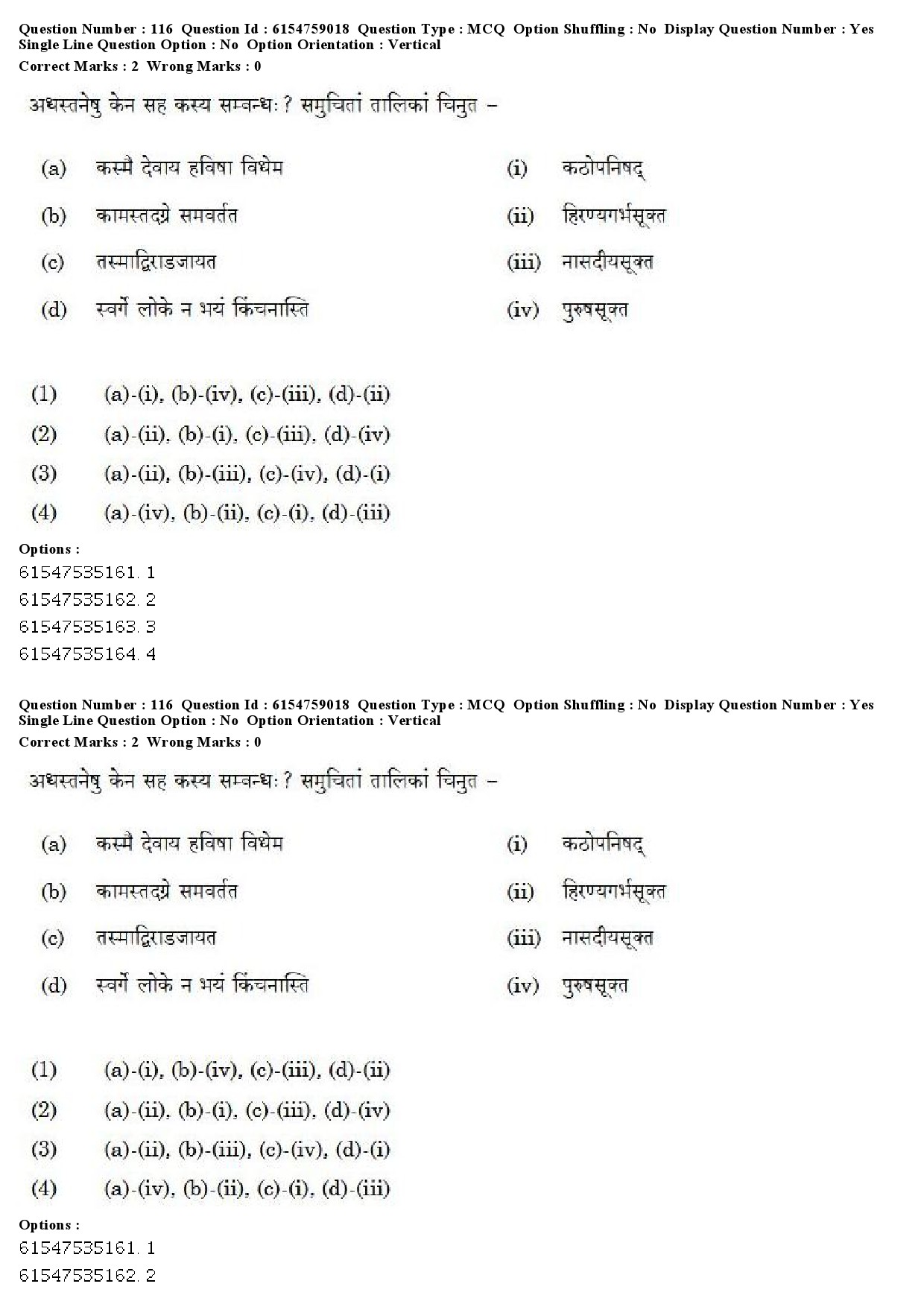 UGC NET Sanskrit Traditional Subjects Question Paper December 2019 87