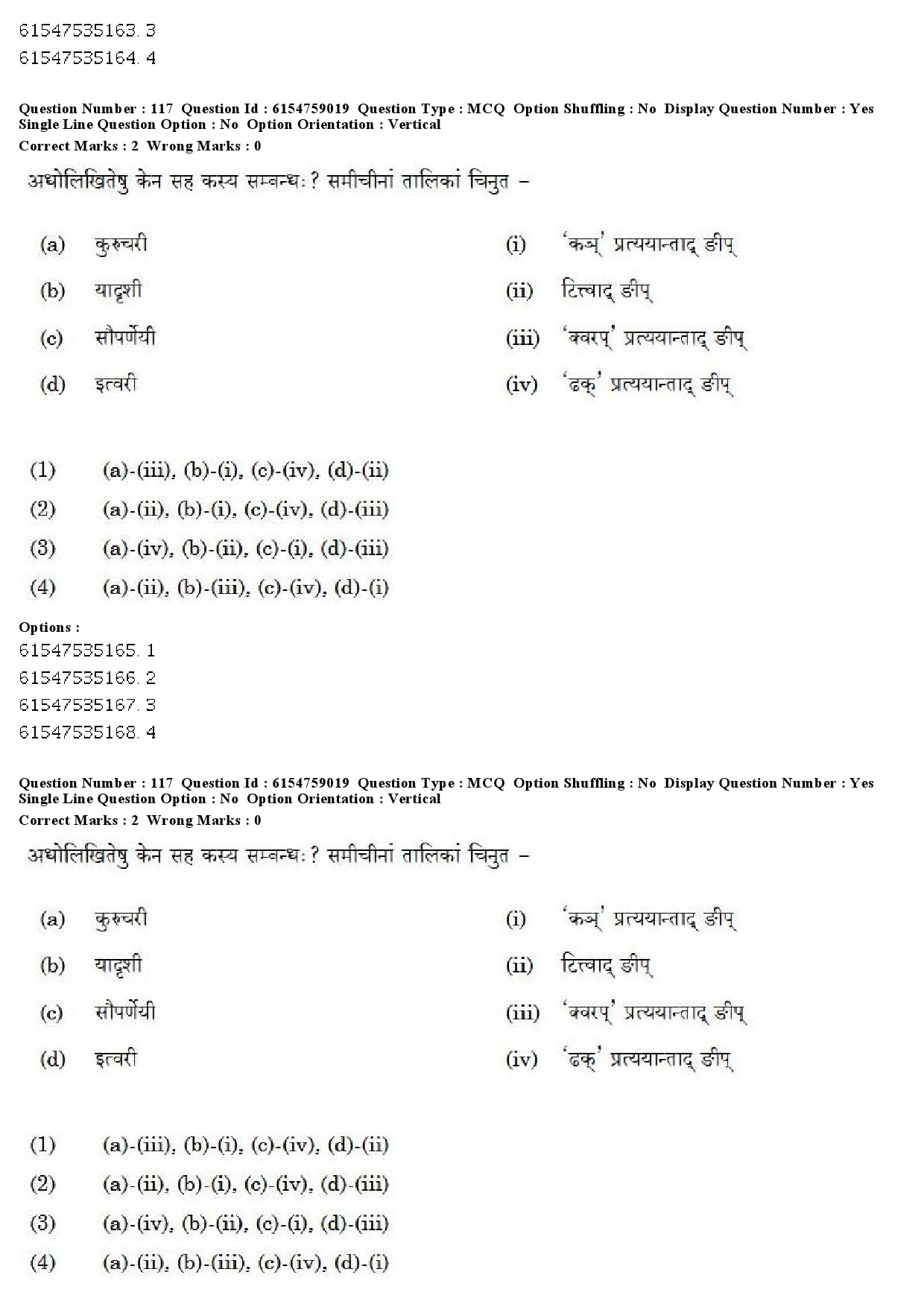 UGC NET Sanskrit Traditional Subjects Question Paper December 2019 88