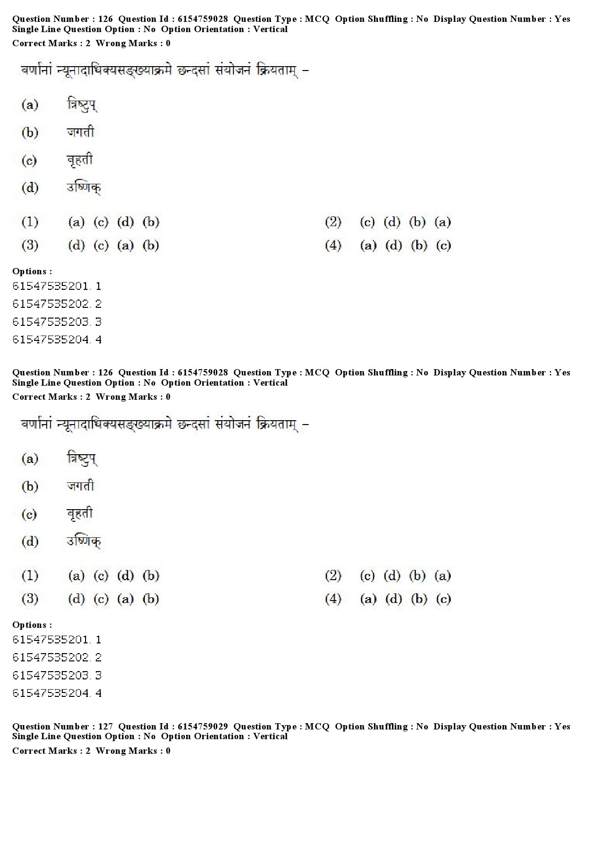 UGC NET Sanskrit Traditional Subjects Question Paper December 2019 97