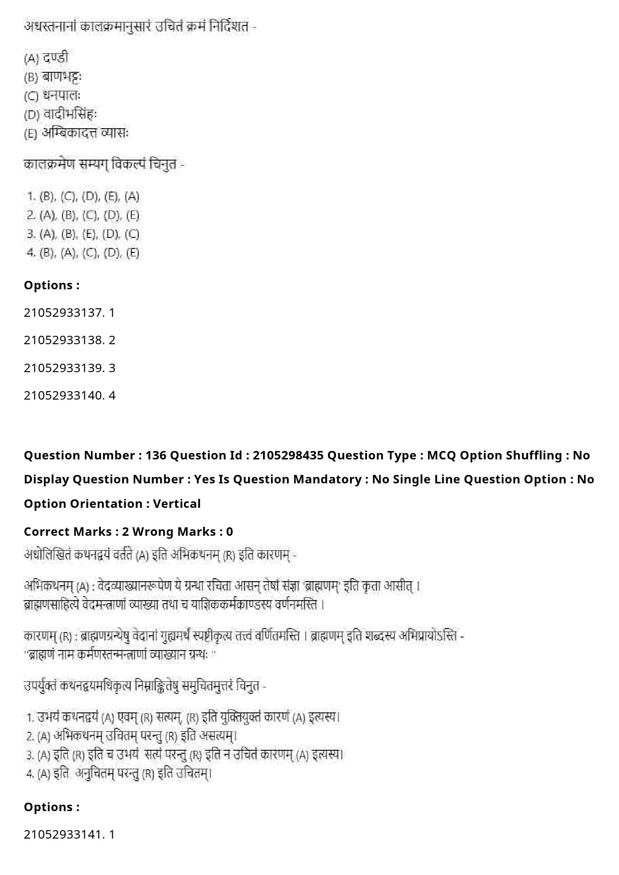 UGC NET Sanskrit Traditional Subjects Question Paper September 2020 168