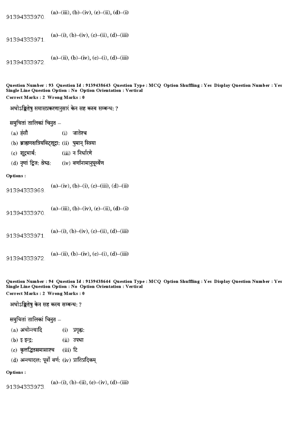 UGC NET Sanskrit Question Paper December 2018 79