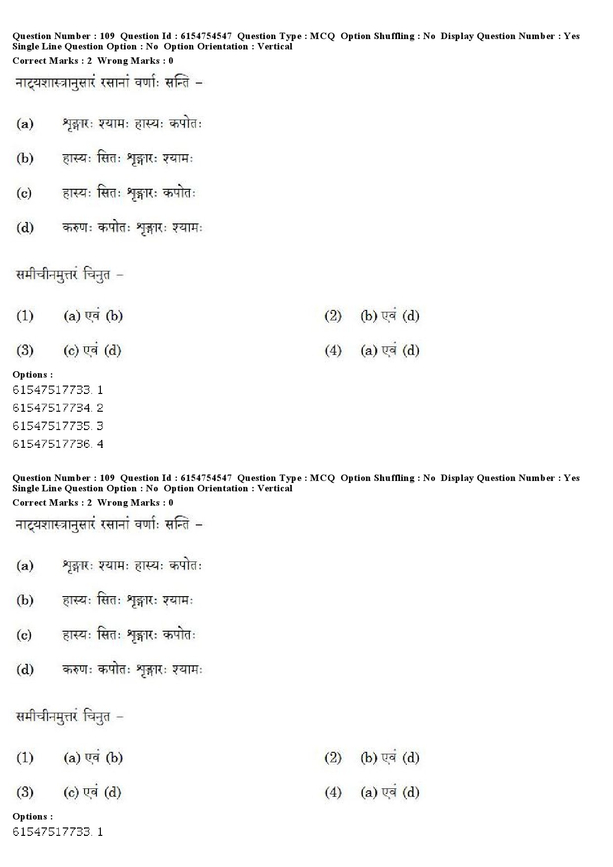 UGC NET Sanskrit Question Paper December 2019 88