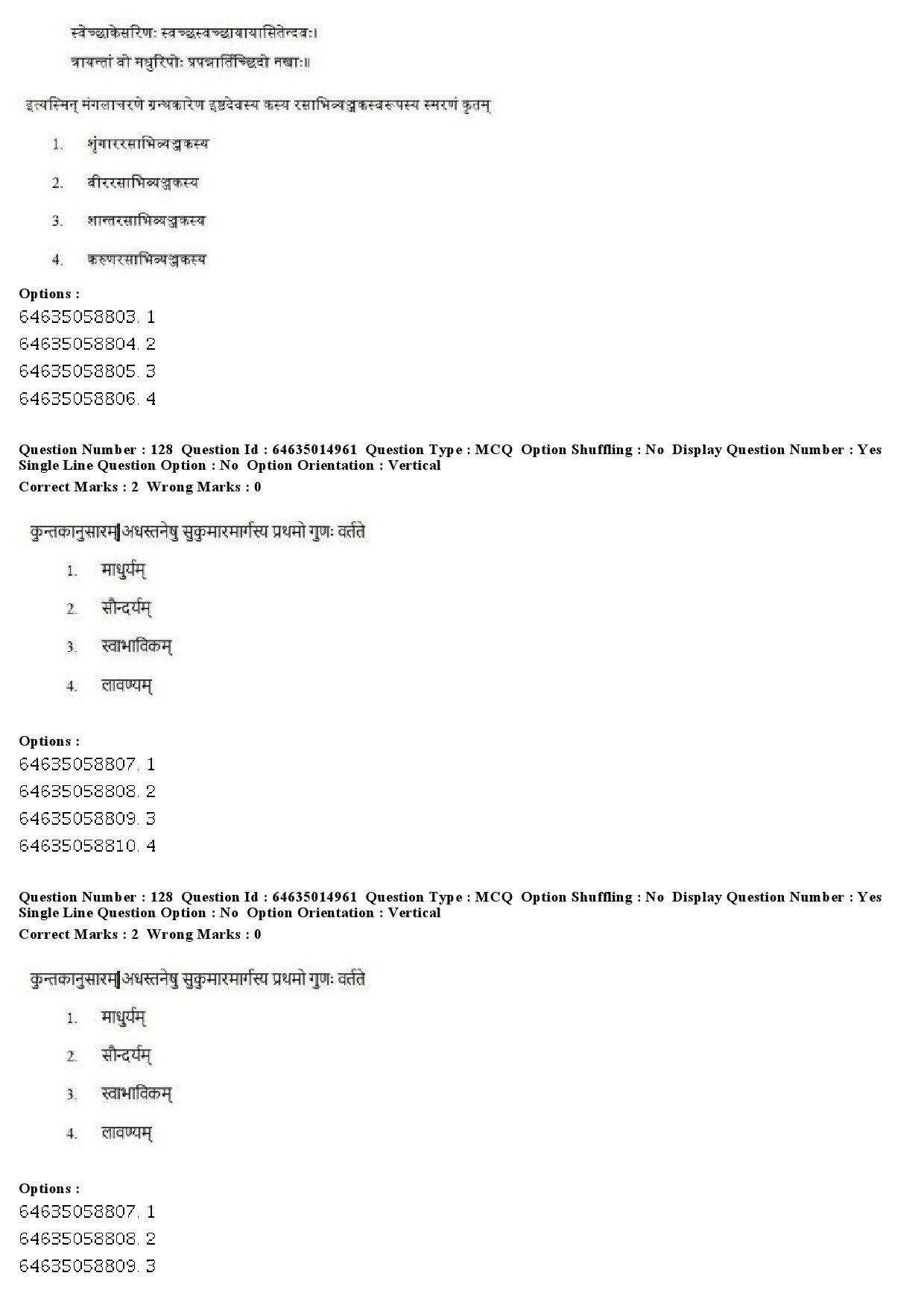 UGC NET Sanskrit Question Paper June 2019 101