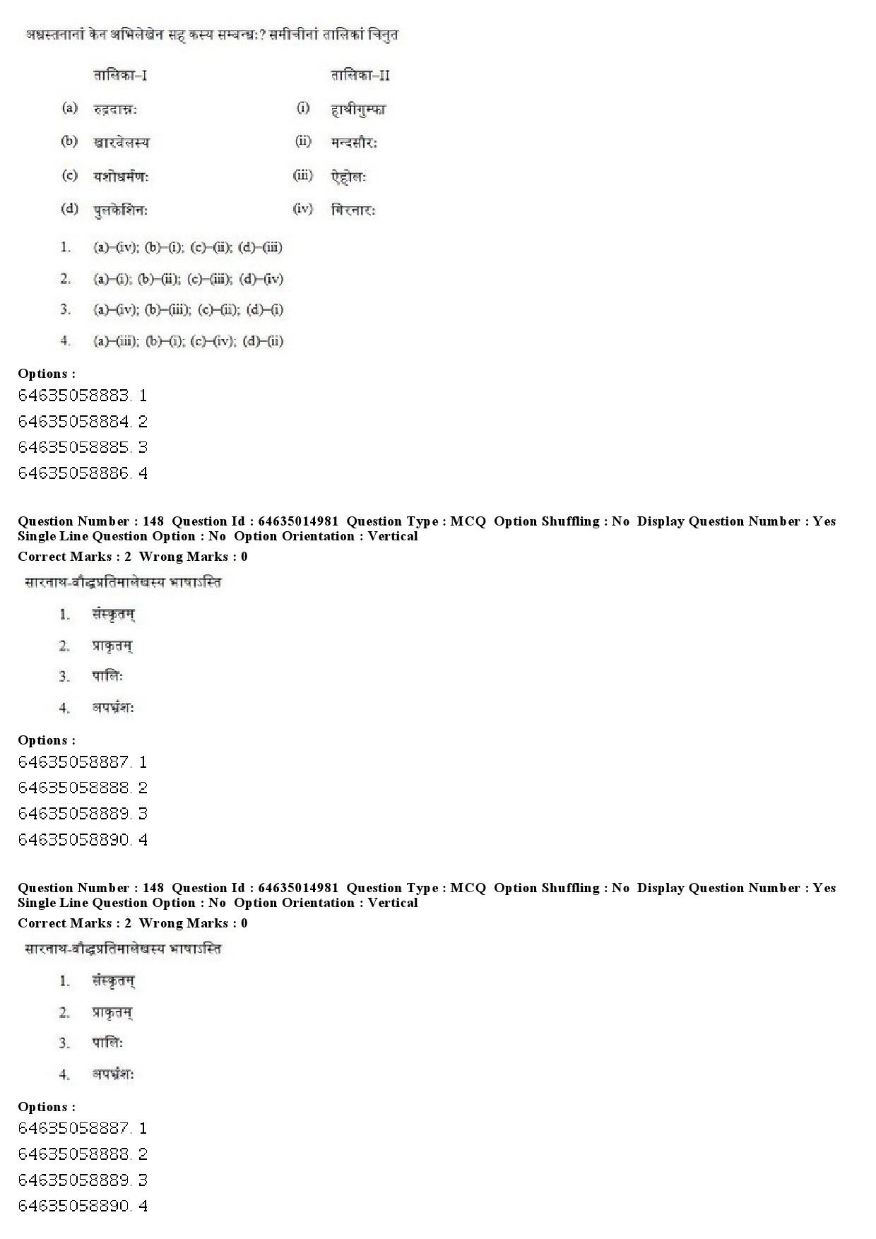 UGC NET Sanskrit Question Paper June 2019 115