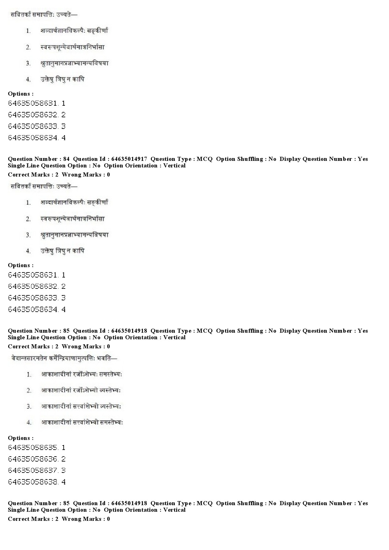 UGC NET Sanskrit Question Paper June 2019 71