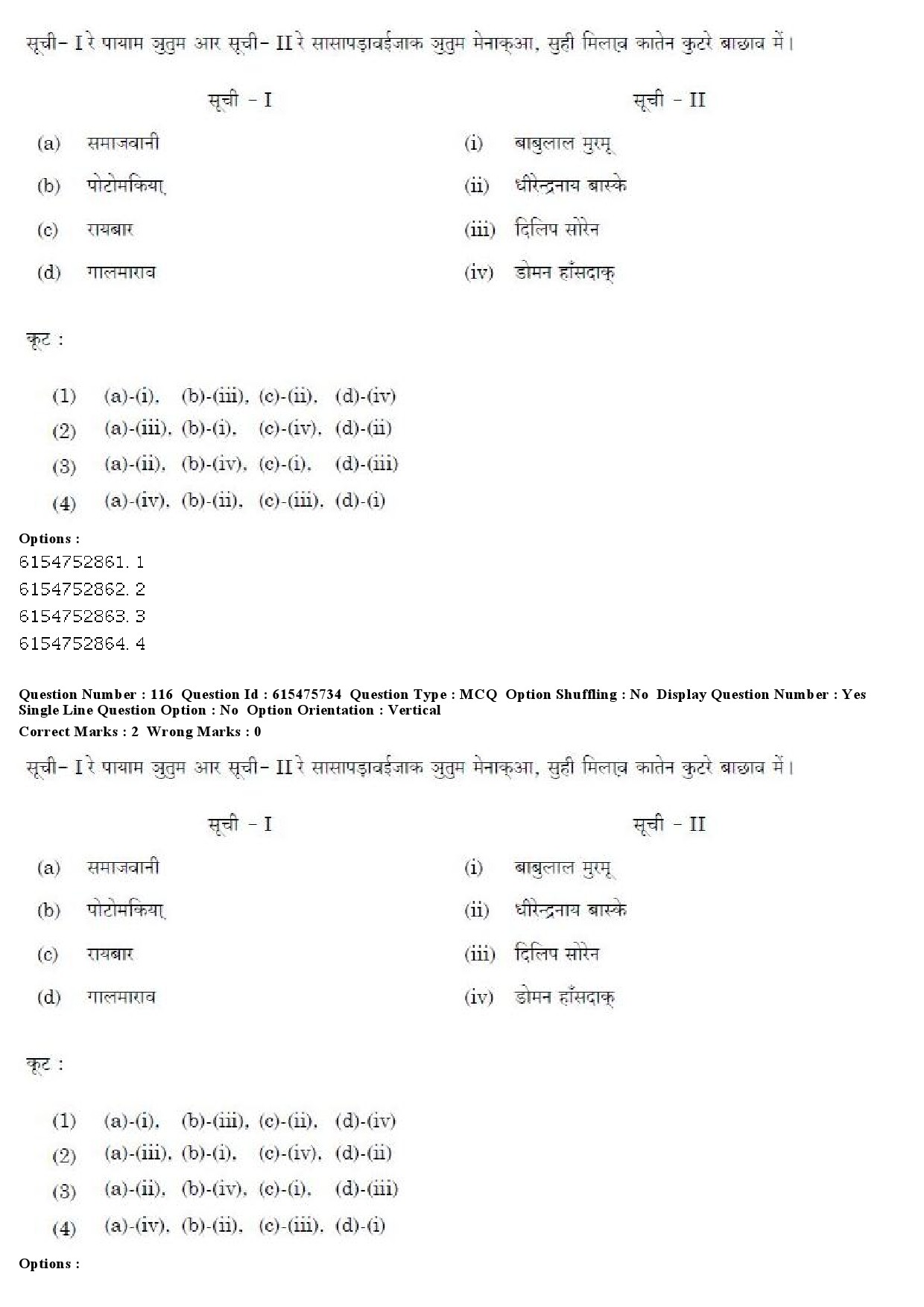 UGC NET Santali Question Paper December 2019 93