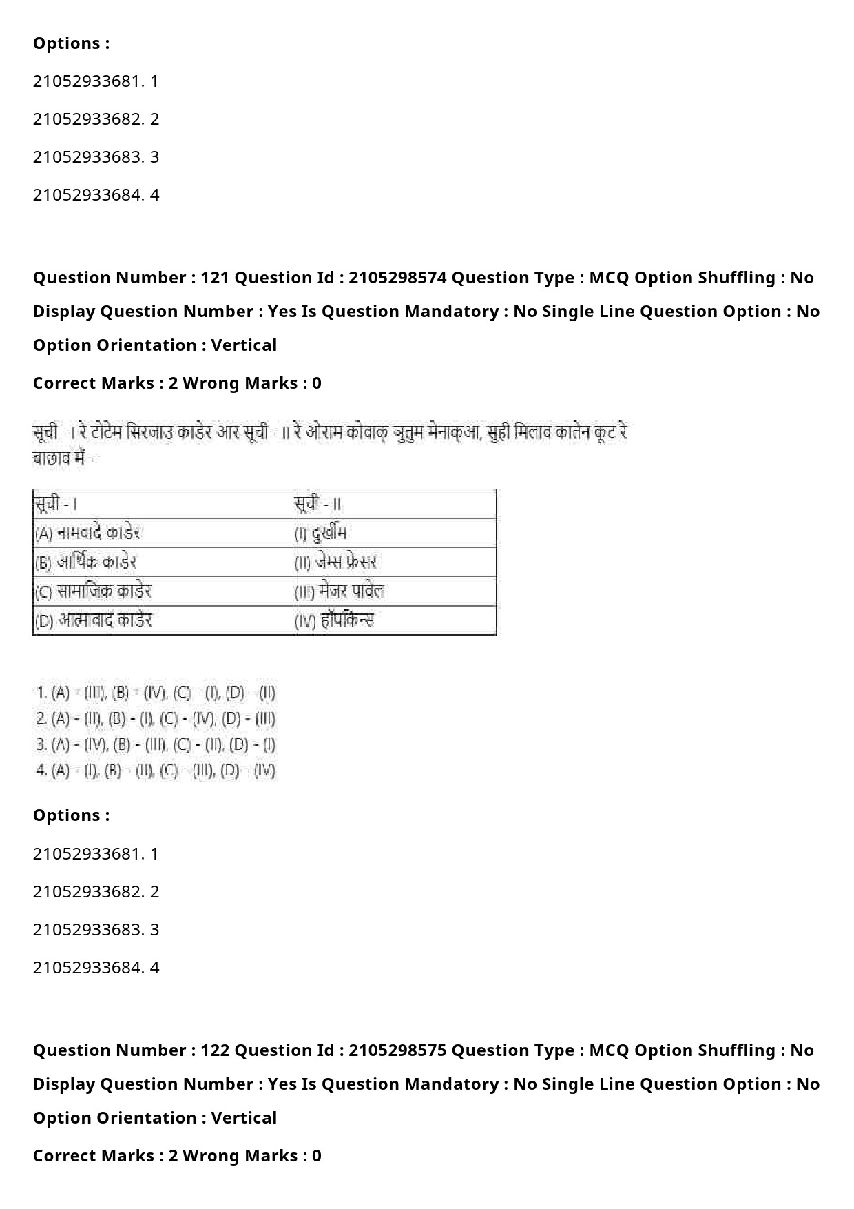 UGC NET Santali Question Paper September 2020 151