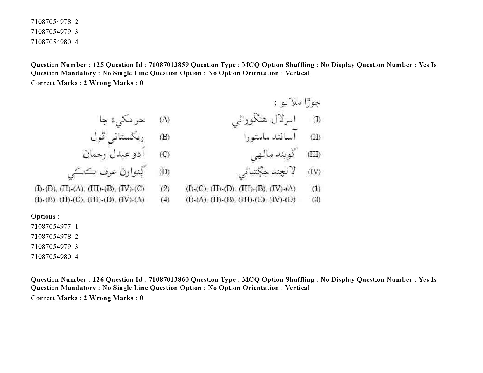 UGC NET Sindhi Question Paper September 2020 162