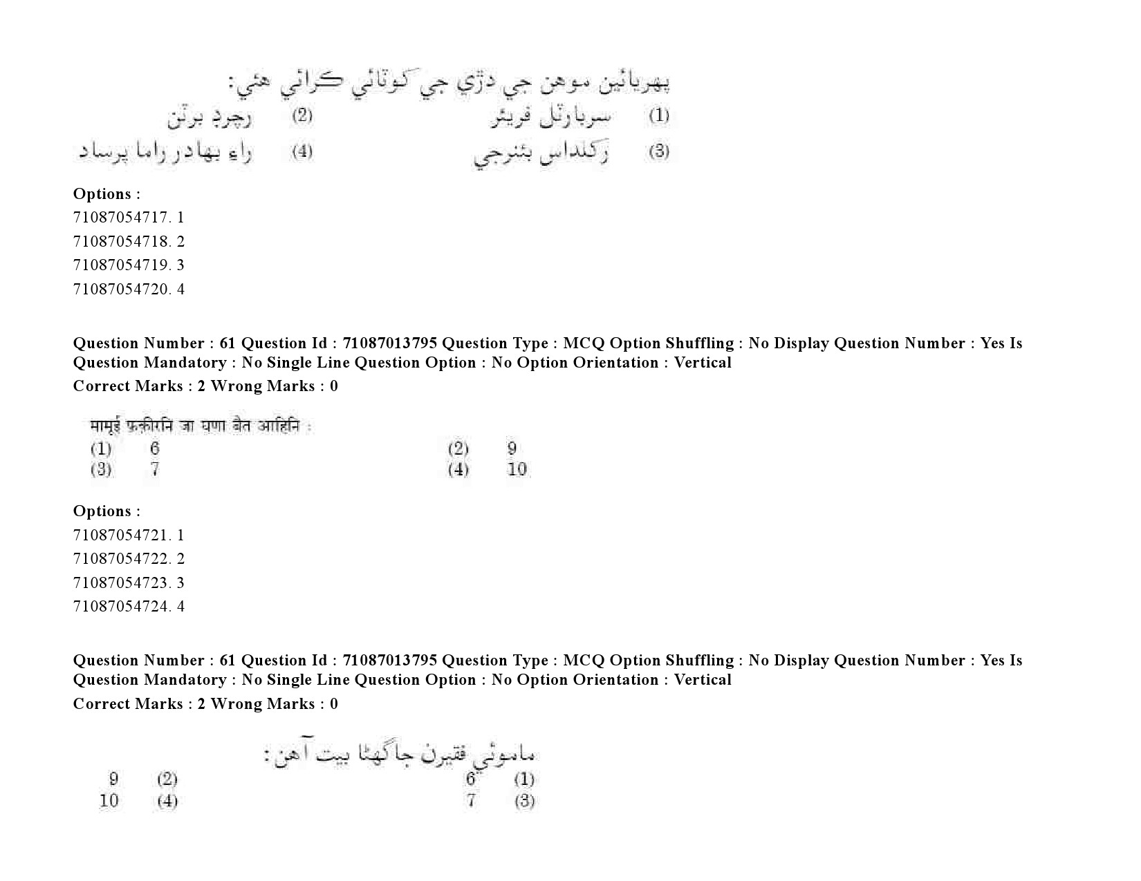 UGC NET Sindhi Question Paper September 2020 88