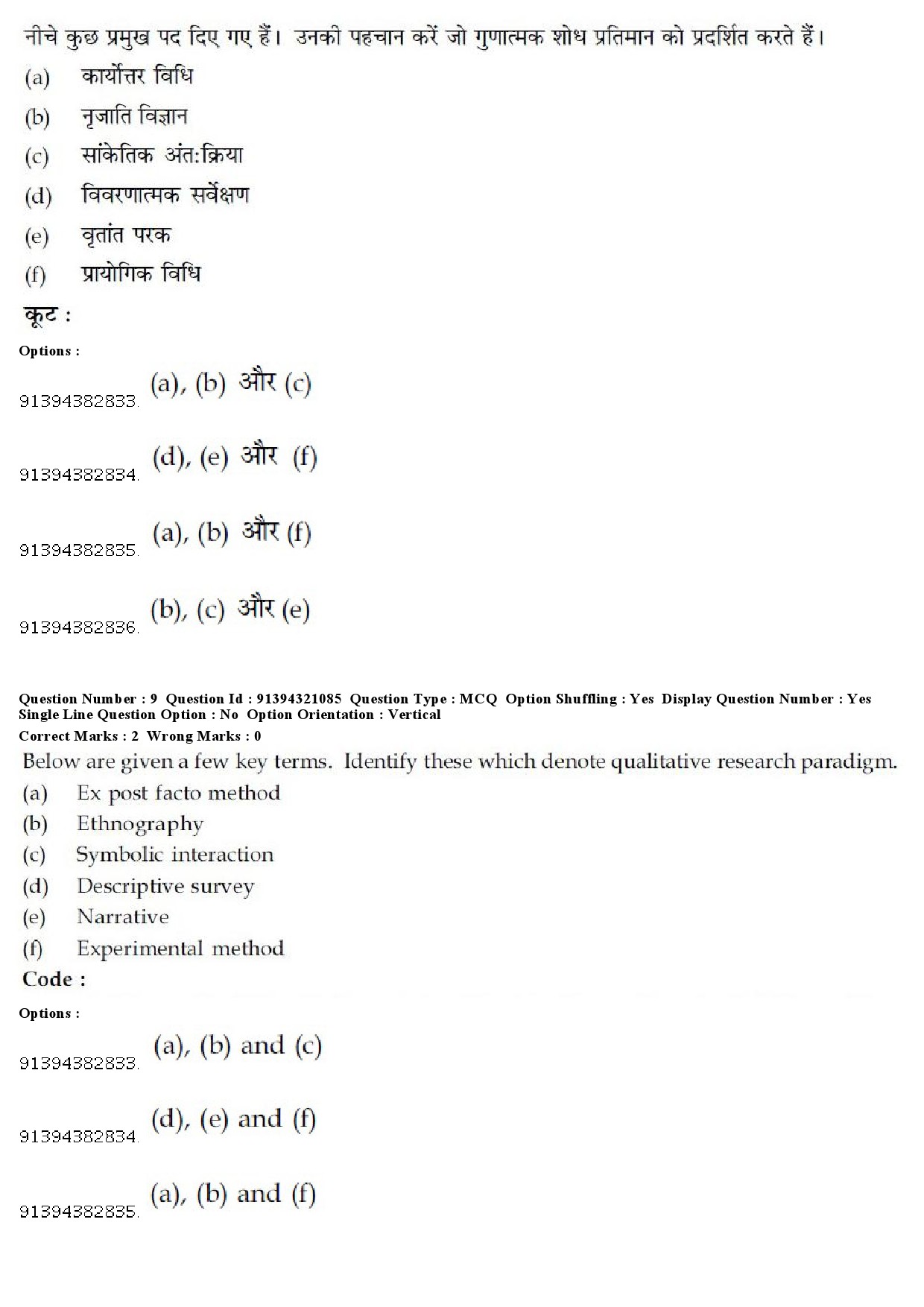 UGC NET Social Medicine And Community Health Question Paper December 2018 10