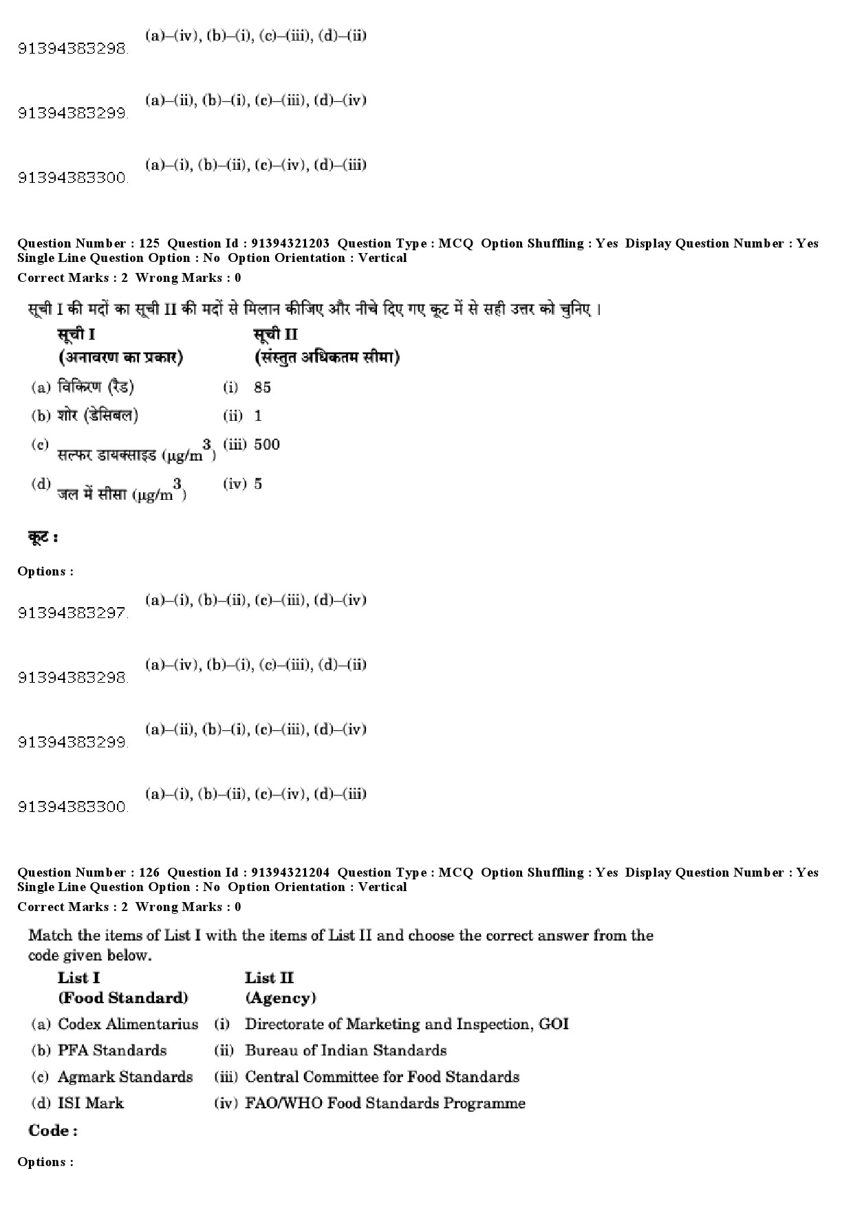 UGC NET Social Medicine And Community Health Question Paper December 2018 113