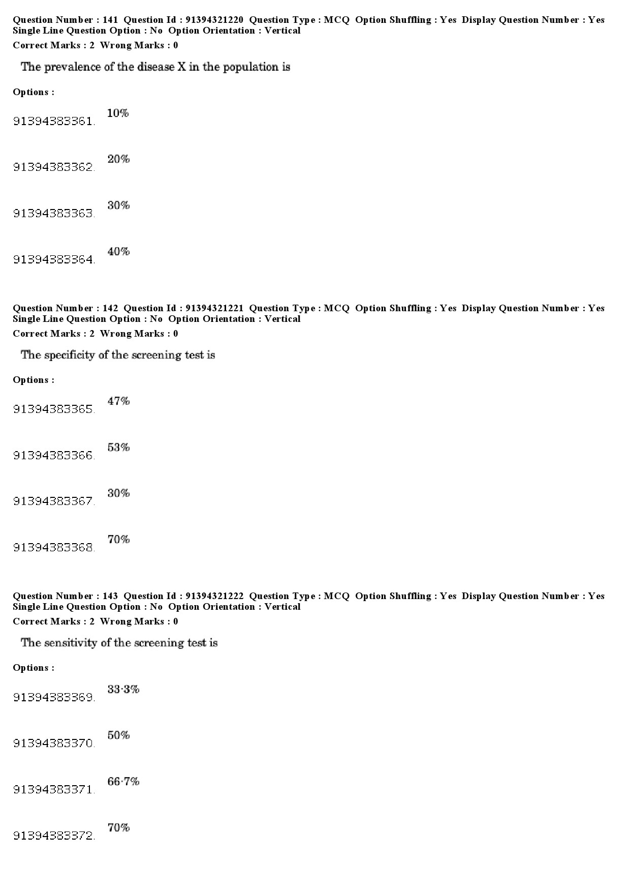 UGC NET Social Medicine And Community Health Question Paper December 2018 131