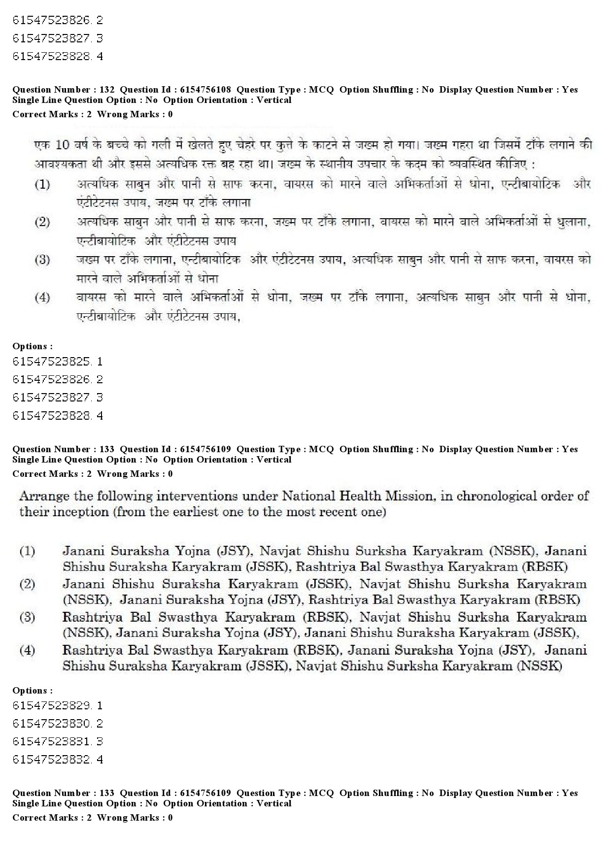 UGC NET Social Medicine And Community Health Question Paper December 2019 122