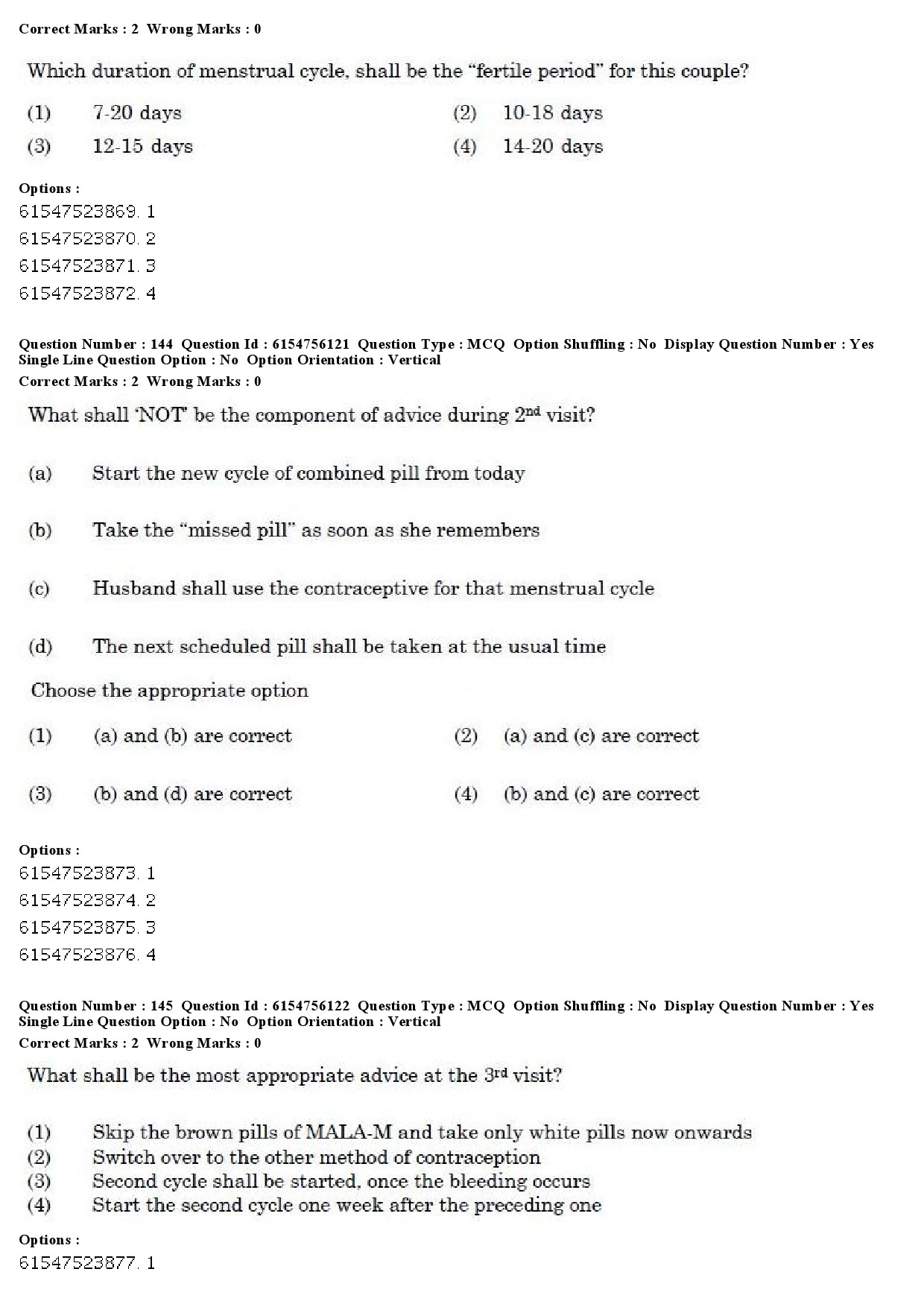 UGC NET Social Medicine And Community Health Question Paper December 2019 134