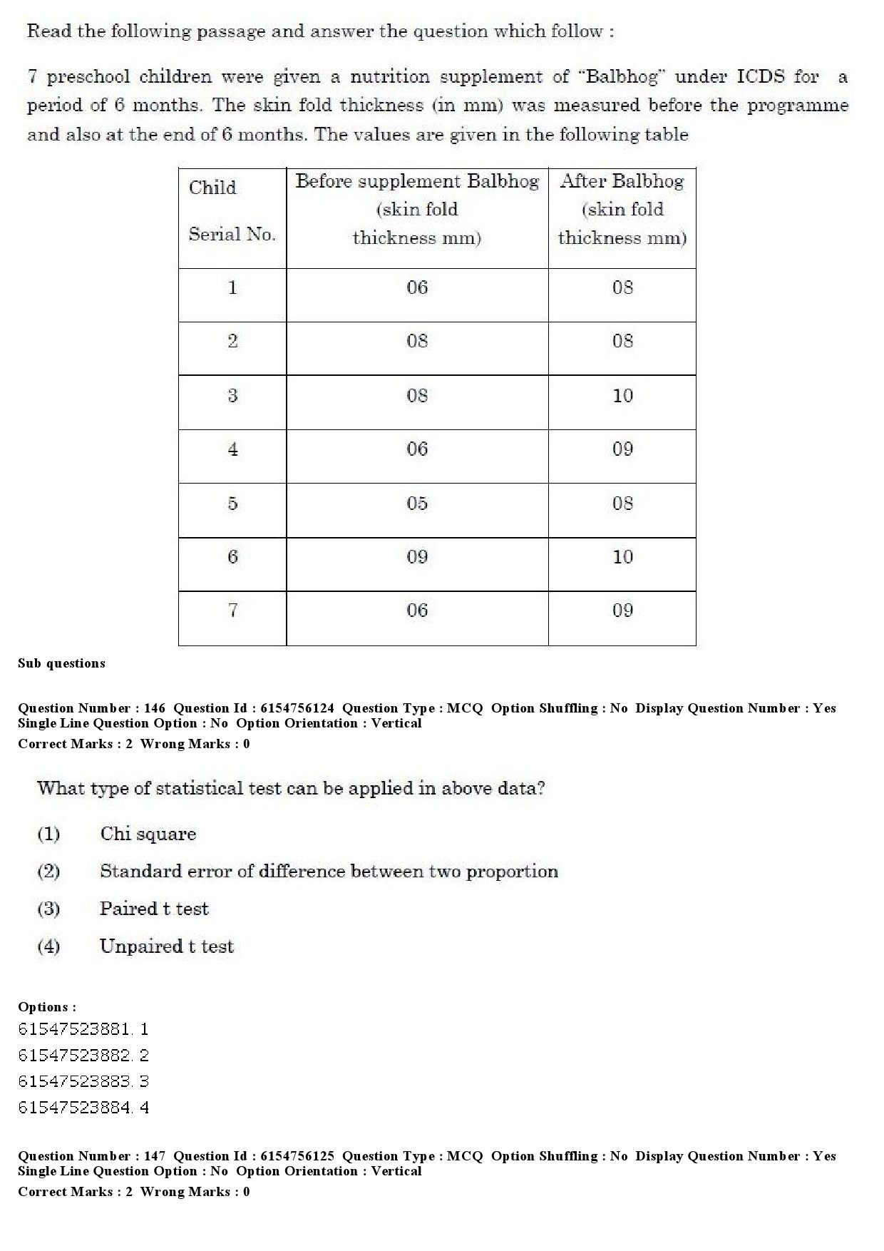 UGC NET Social Medicine And Community Health Question Paper December 2019 138