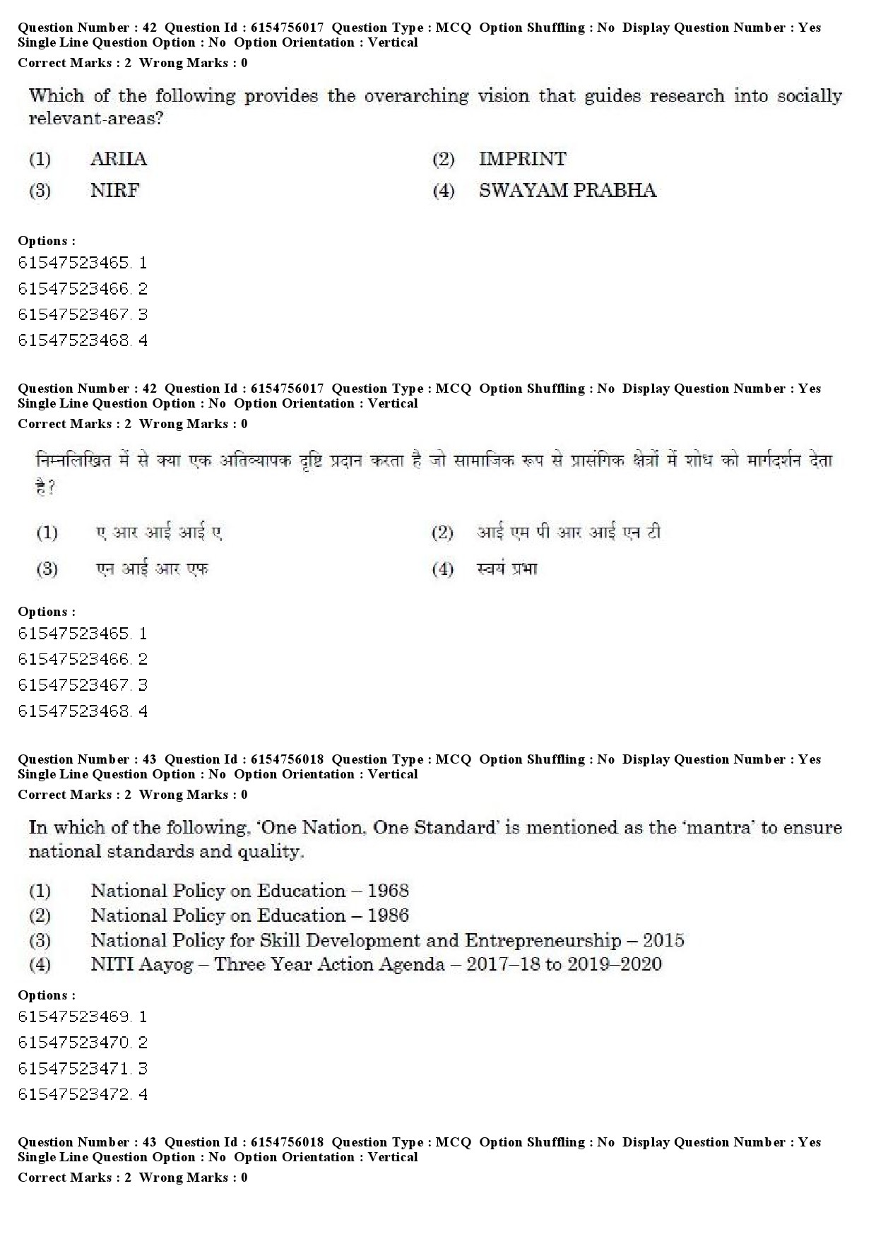 UGC NET Social Medicine And Community Health Question Paper December 2019 36