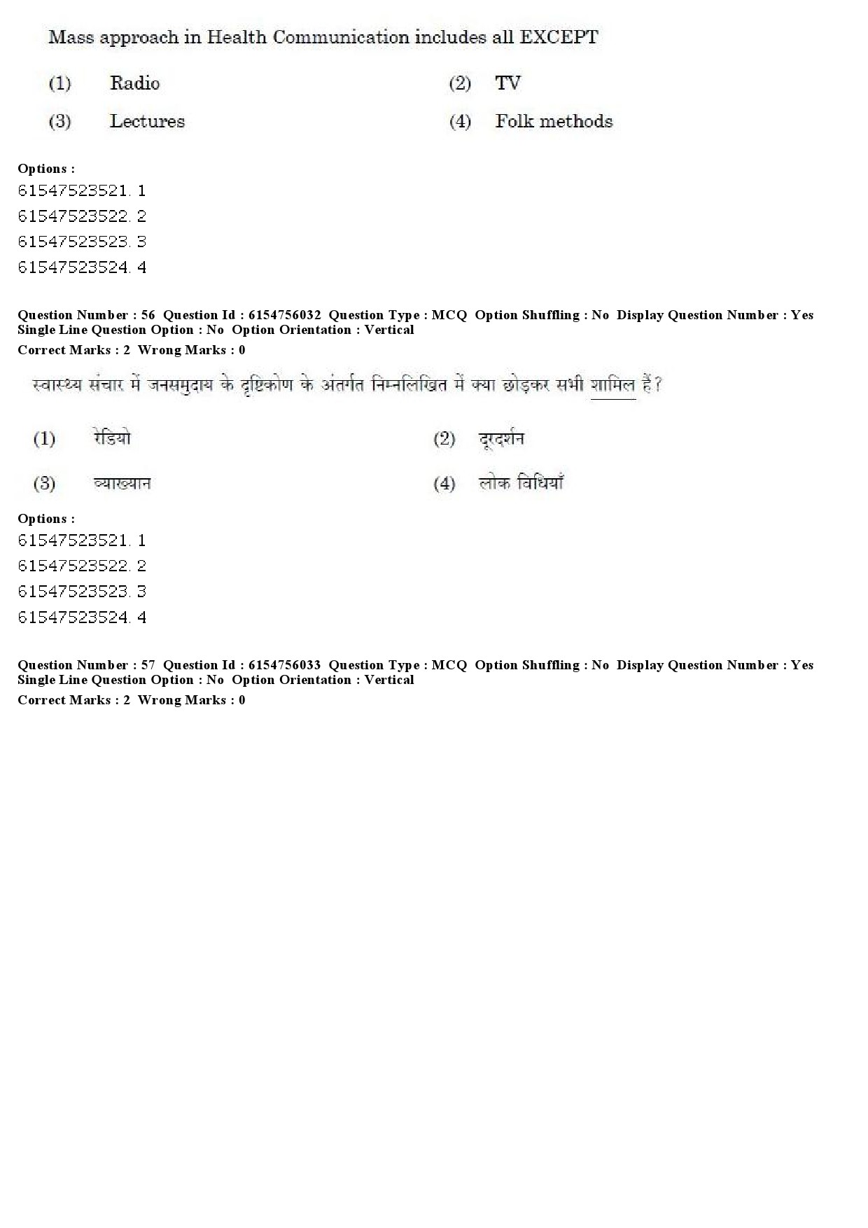 UGC NET Social Medicine And Community Health Question Paper December 2019 49