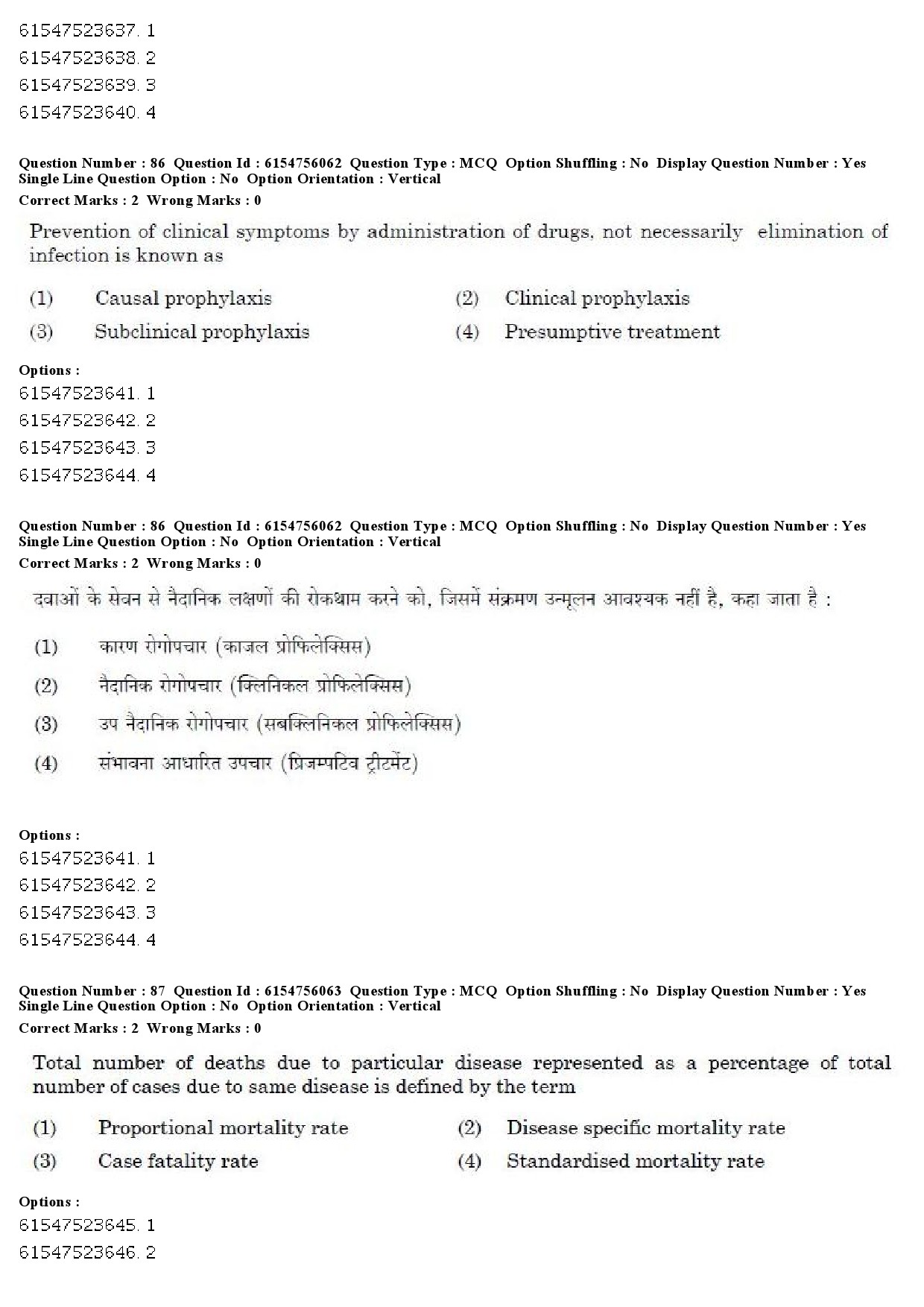 UGC NET Social Medicine And Community Health Question Paper December 2019 71