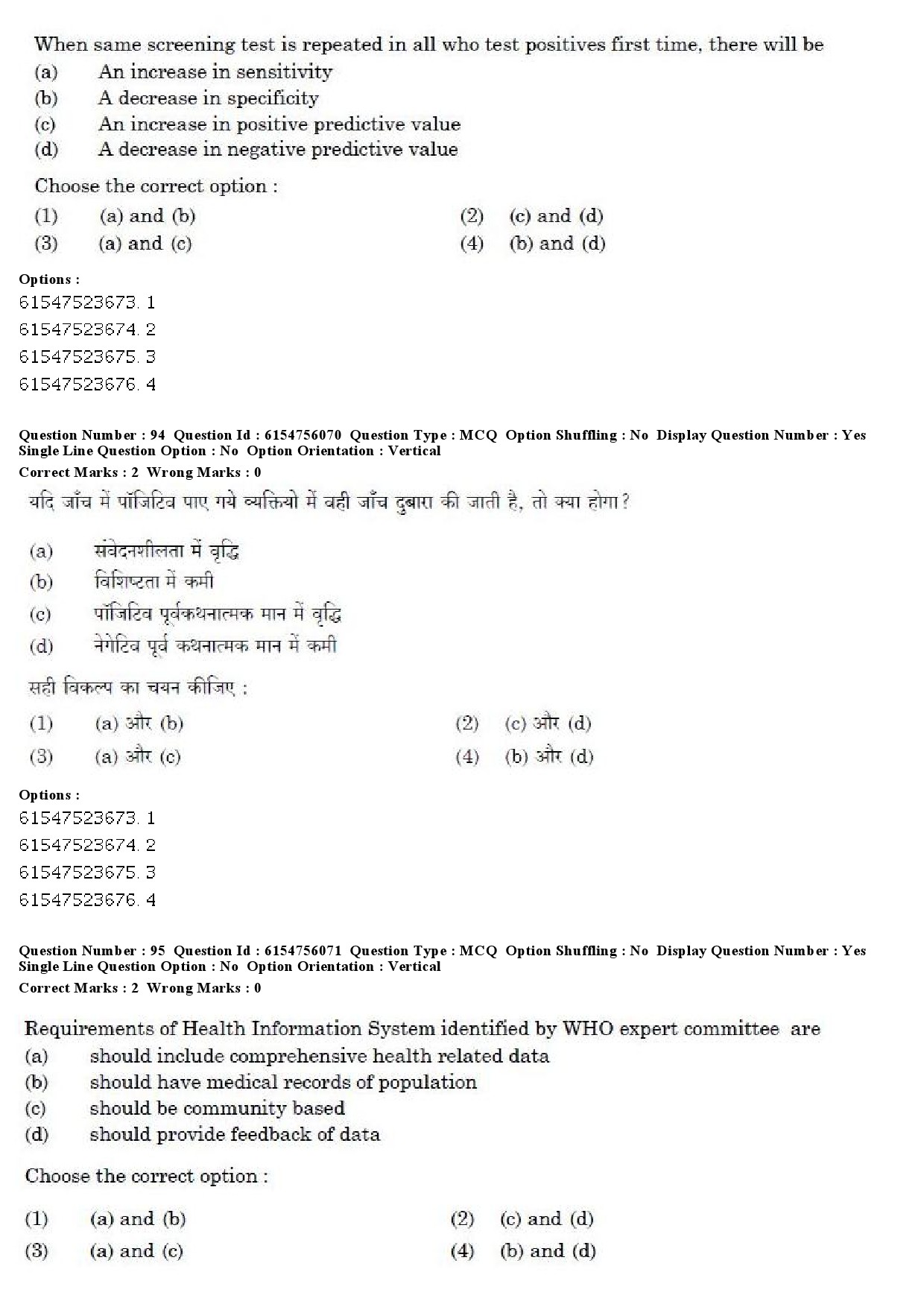 UGC NET Social Medicine And Community Health Question Paper December 2019 77