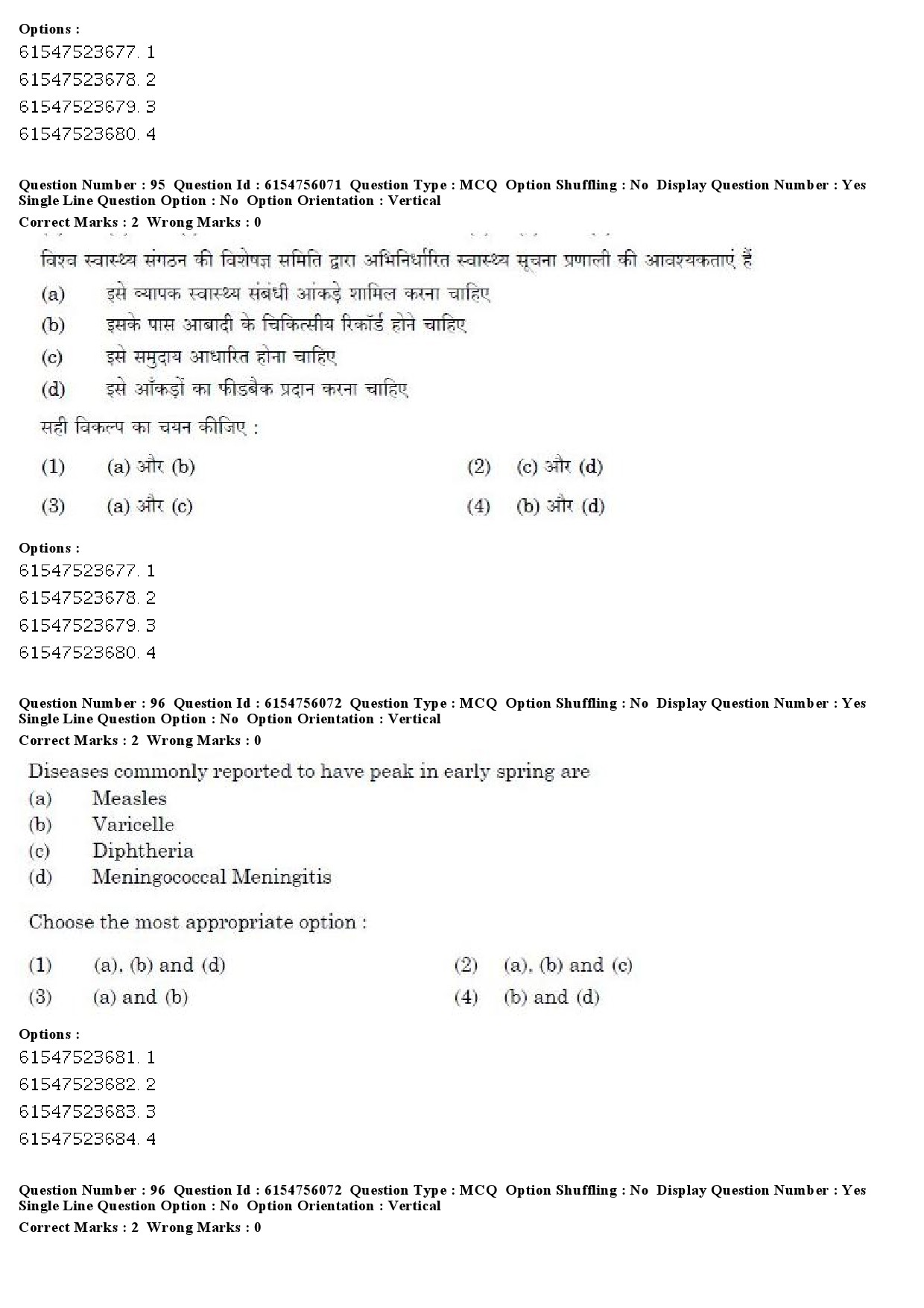 UGC NET Social Medicine And Community Health Question Paper December 2019 78