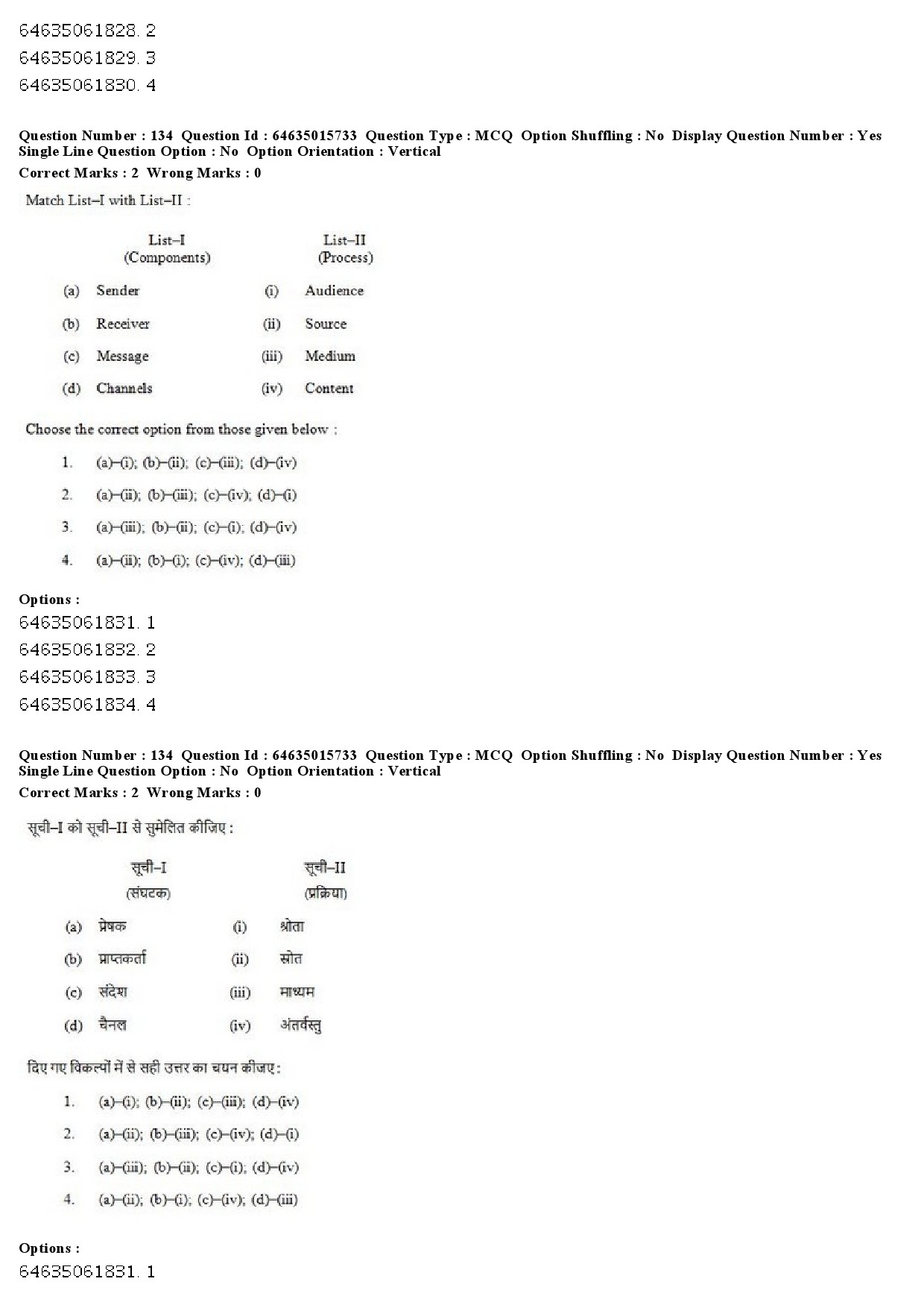 UGC NET Social Medicine And Community Health Question Paper June 2019 112