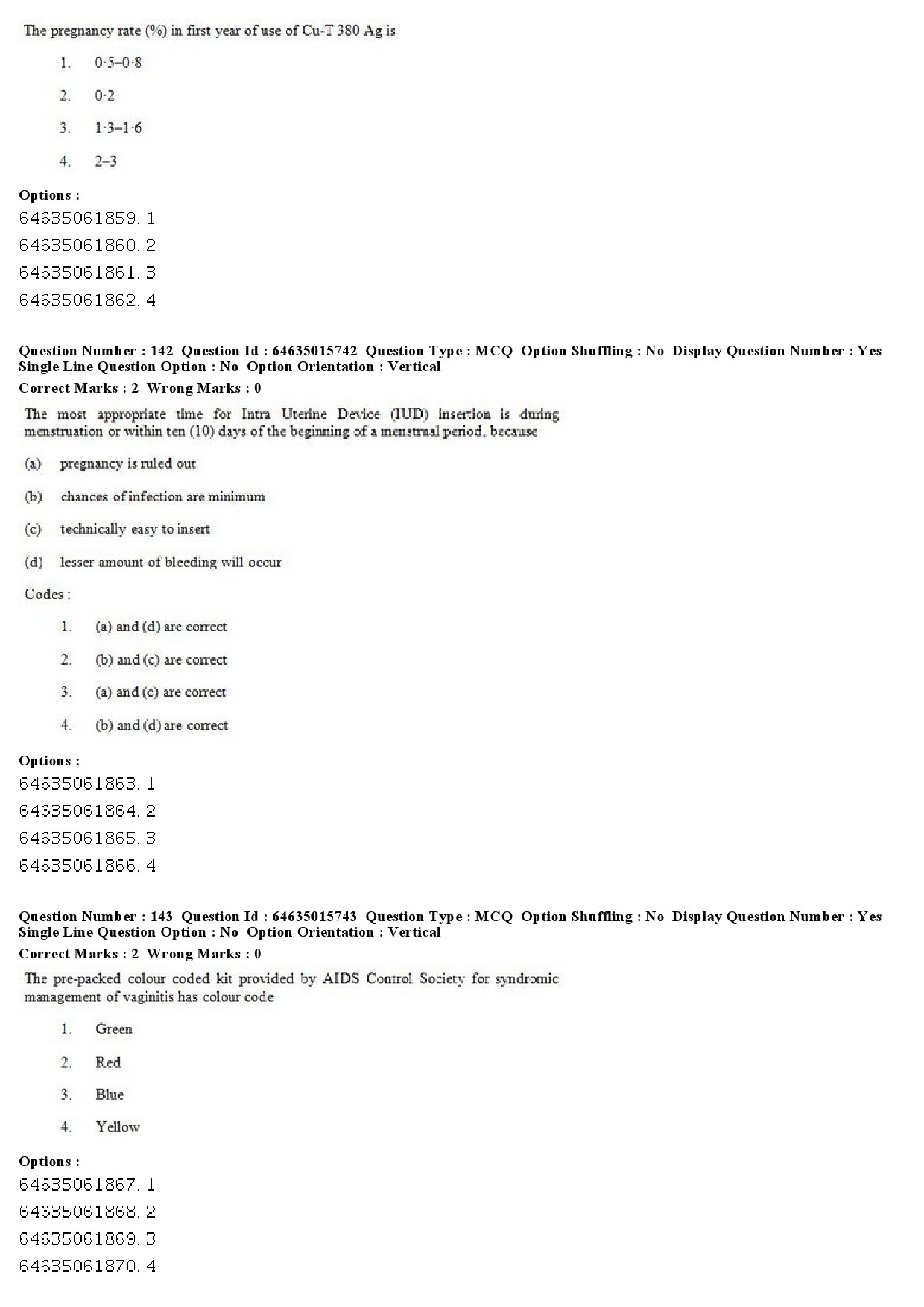 UGC NET Social Medicine And Community Health Question Paper June 2019 120