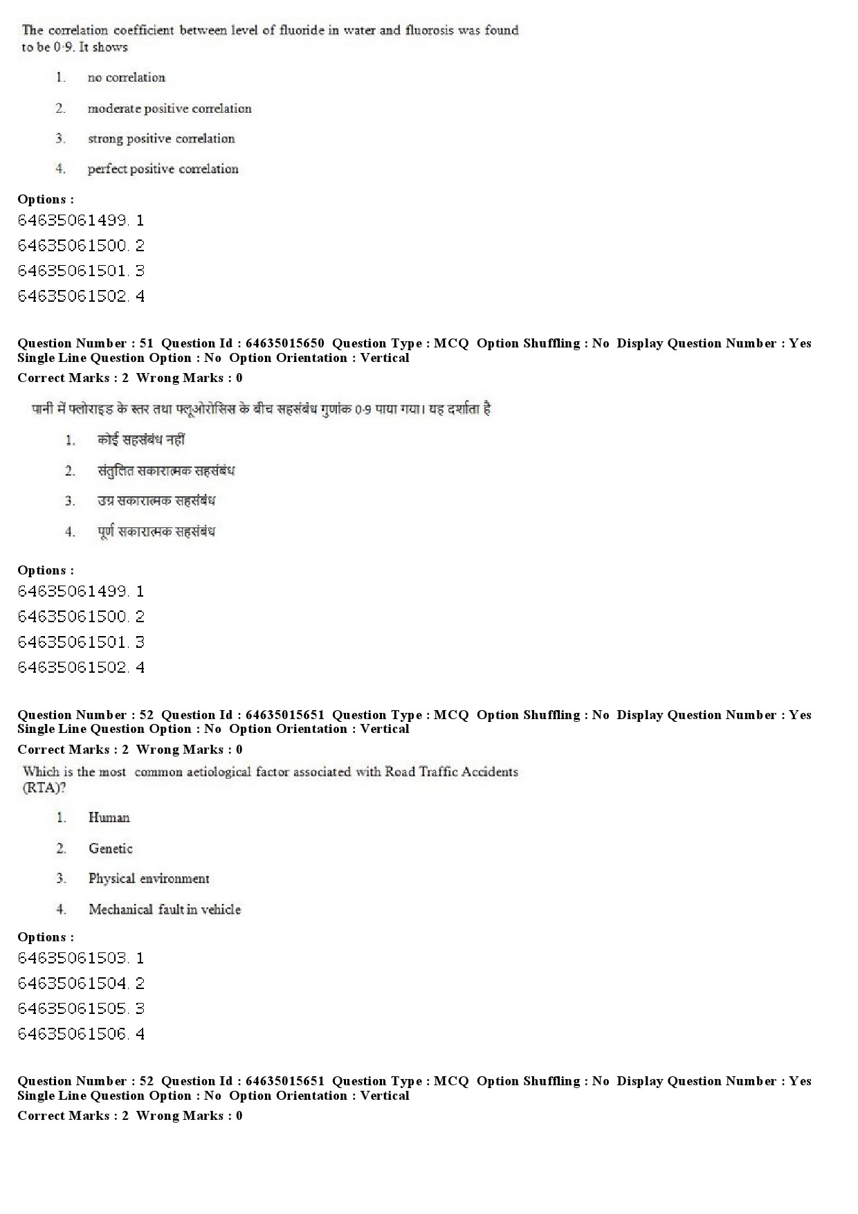 UGC NET Social Medicine And Community Health Question Paper June 2019 49