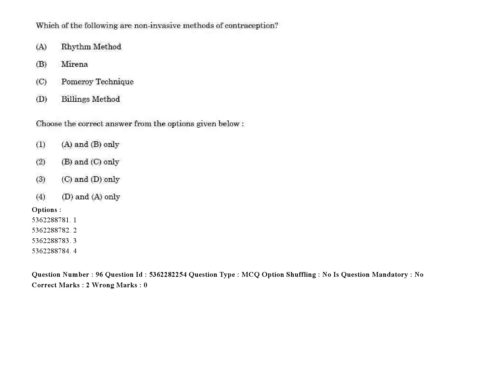 UGC NET Social Medicine And Community Health Question Paper September 2020 118