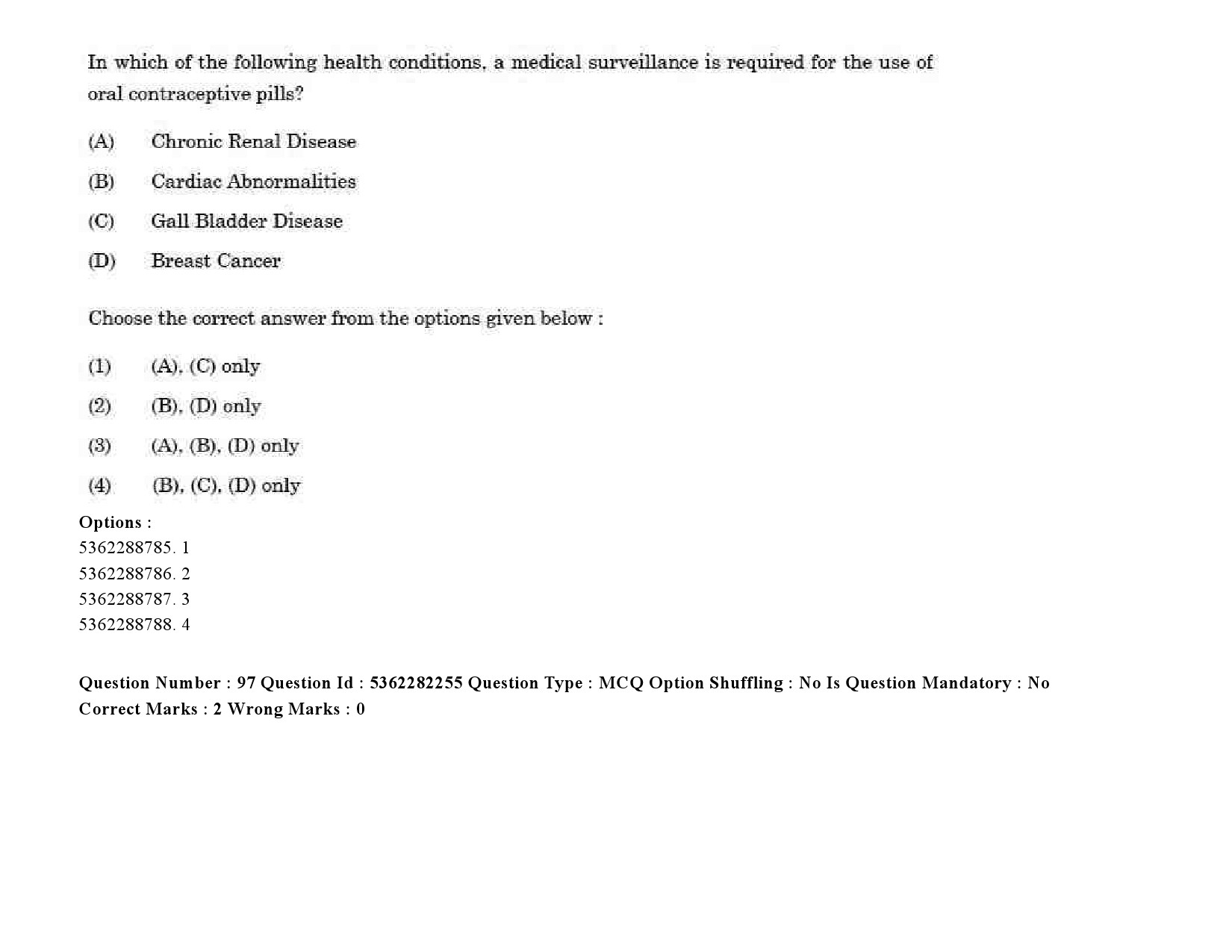 UGC NET Social Medicine And Community Health Question Paper September 2020 120