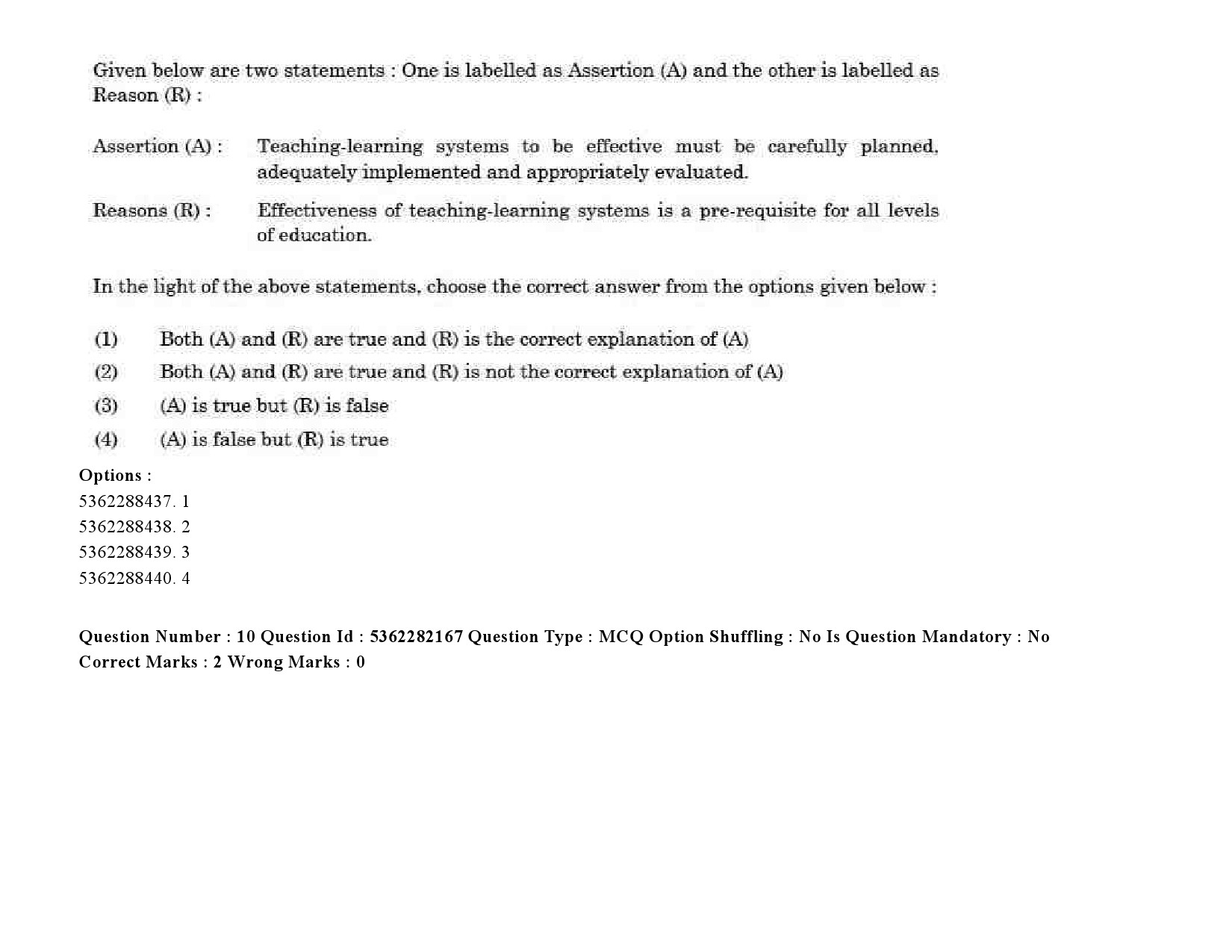 UGC NET Social Medicine And Community Health Question Paper September 2020 13