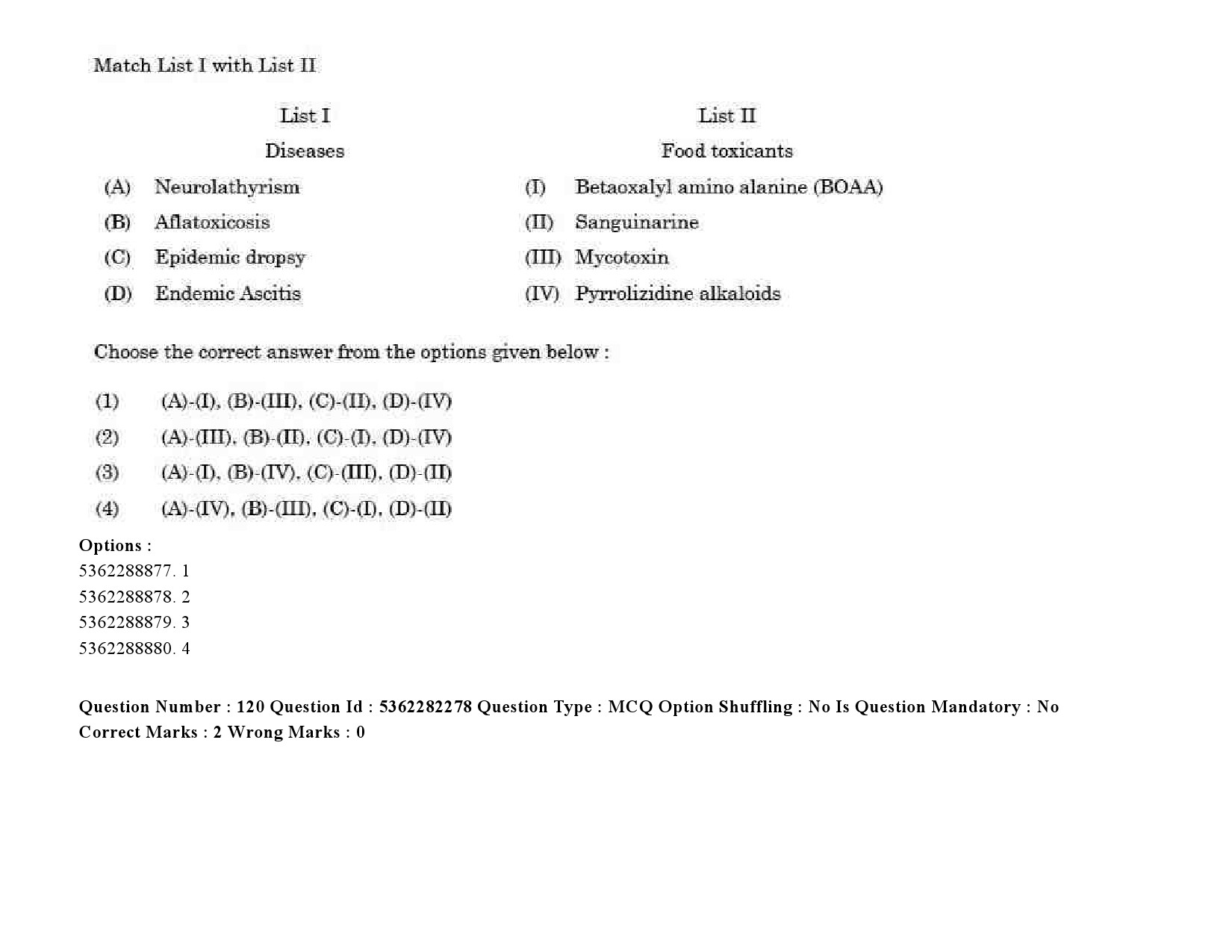 UGC NET Social Medicine And Community Health Question Paper September 2020 166