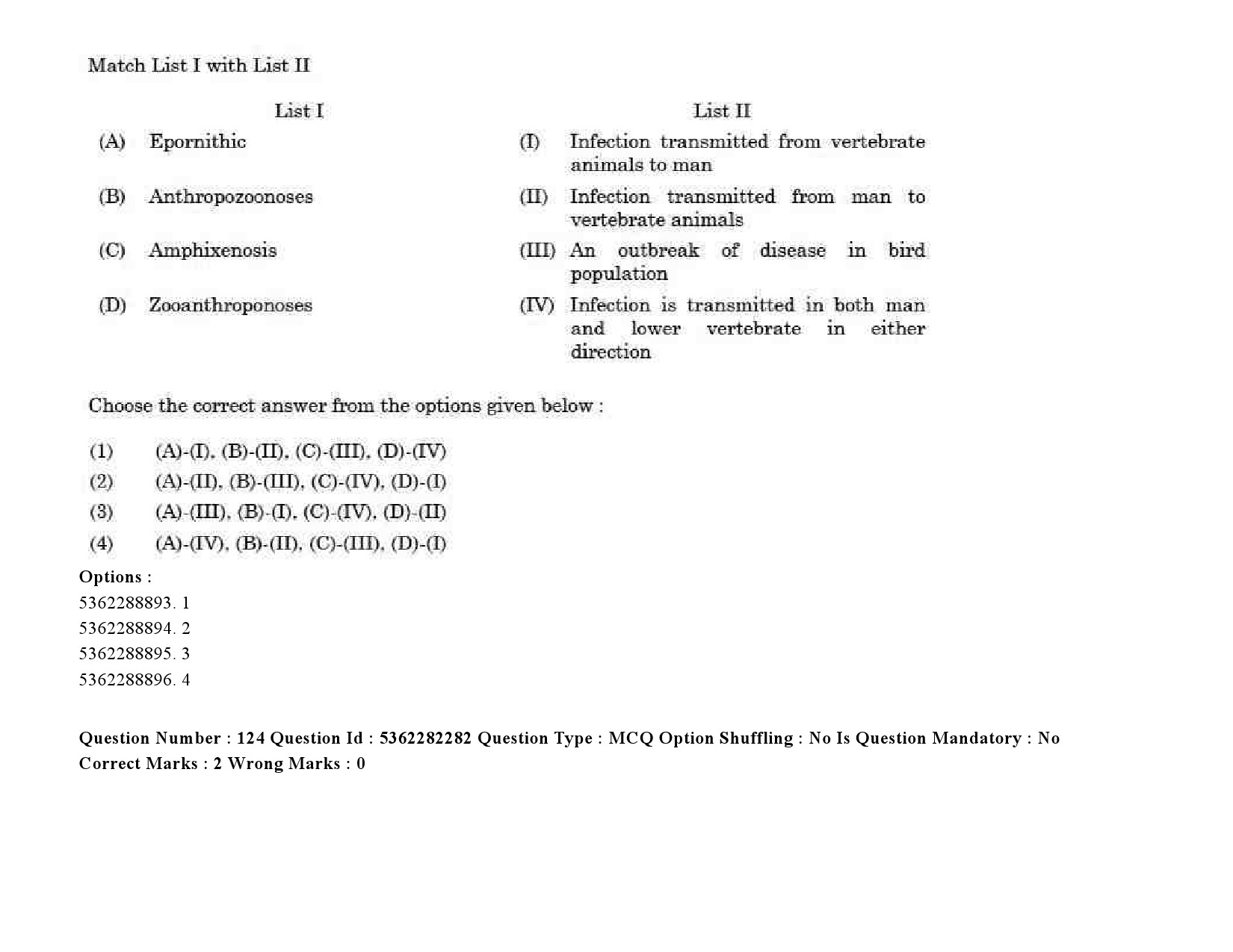 UGC NET Social Medicine And Community Health Question Paper September 2020 174